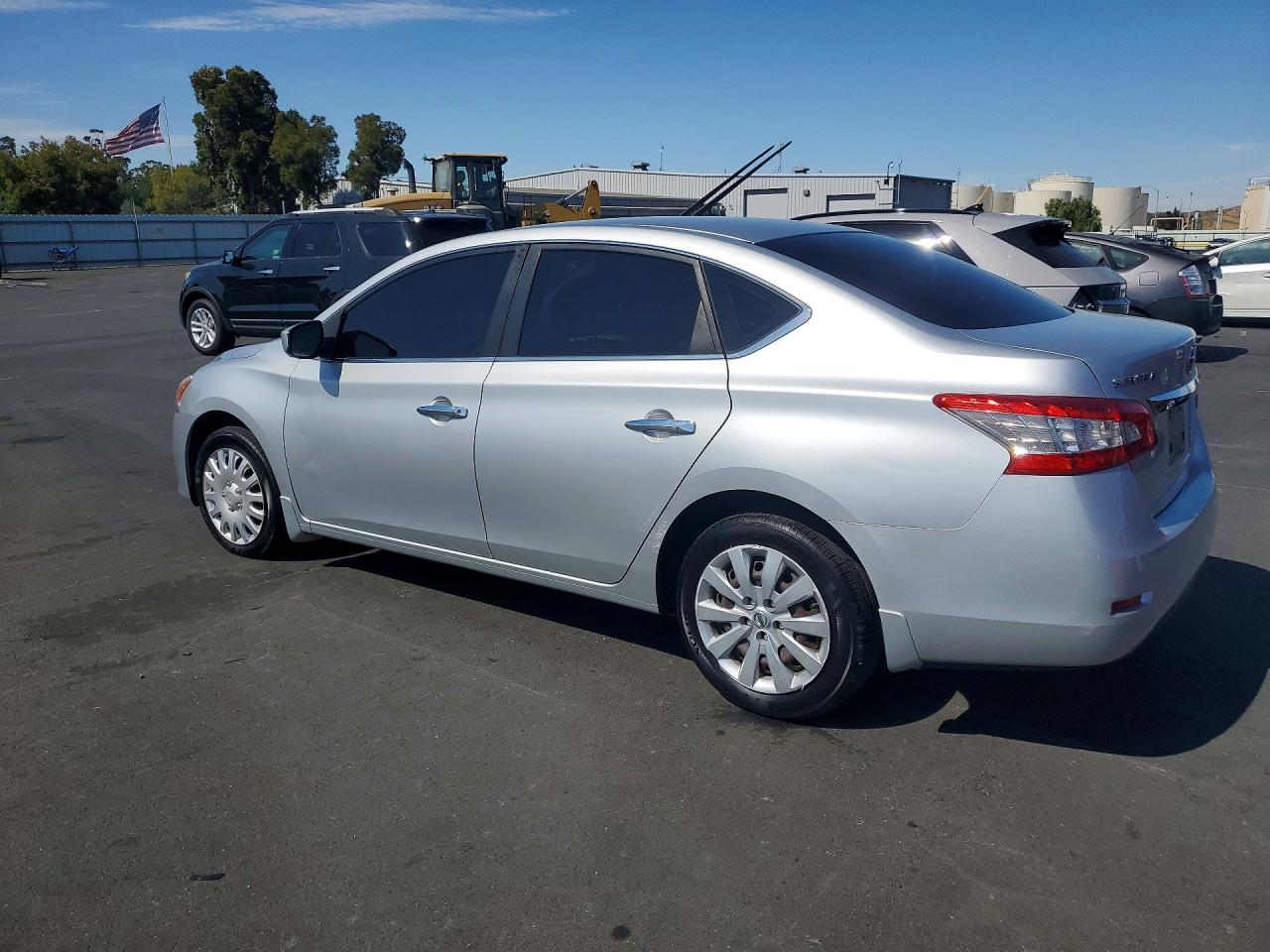 2015 Nissan Sentra S Silver vin: 3N1AB7AP8FY354580