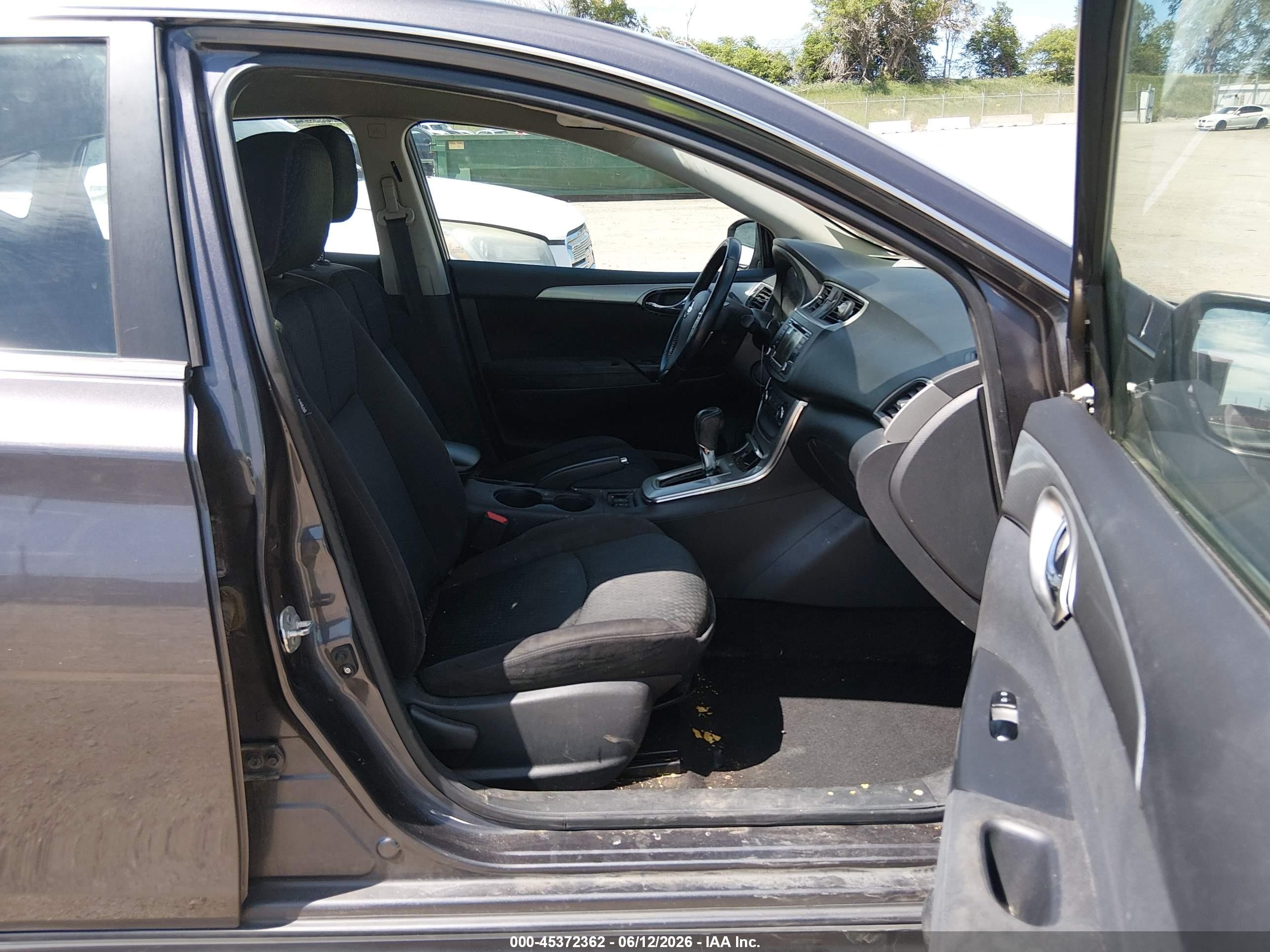 2015 Nissan Sentra Sr Gray vin: 3N1AB7AP8FY354756