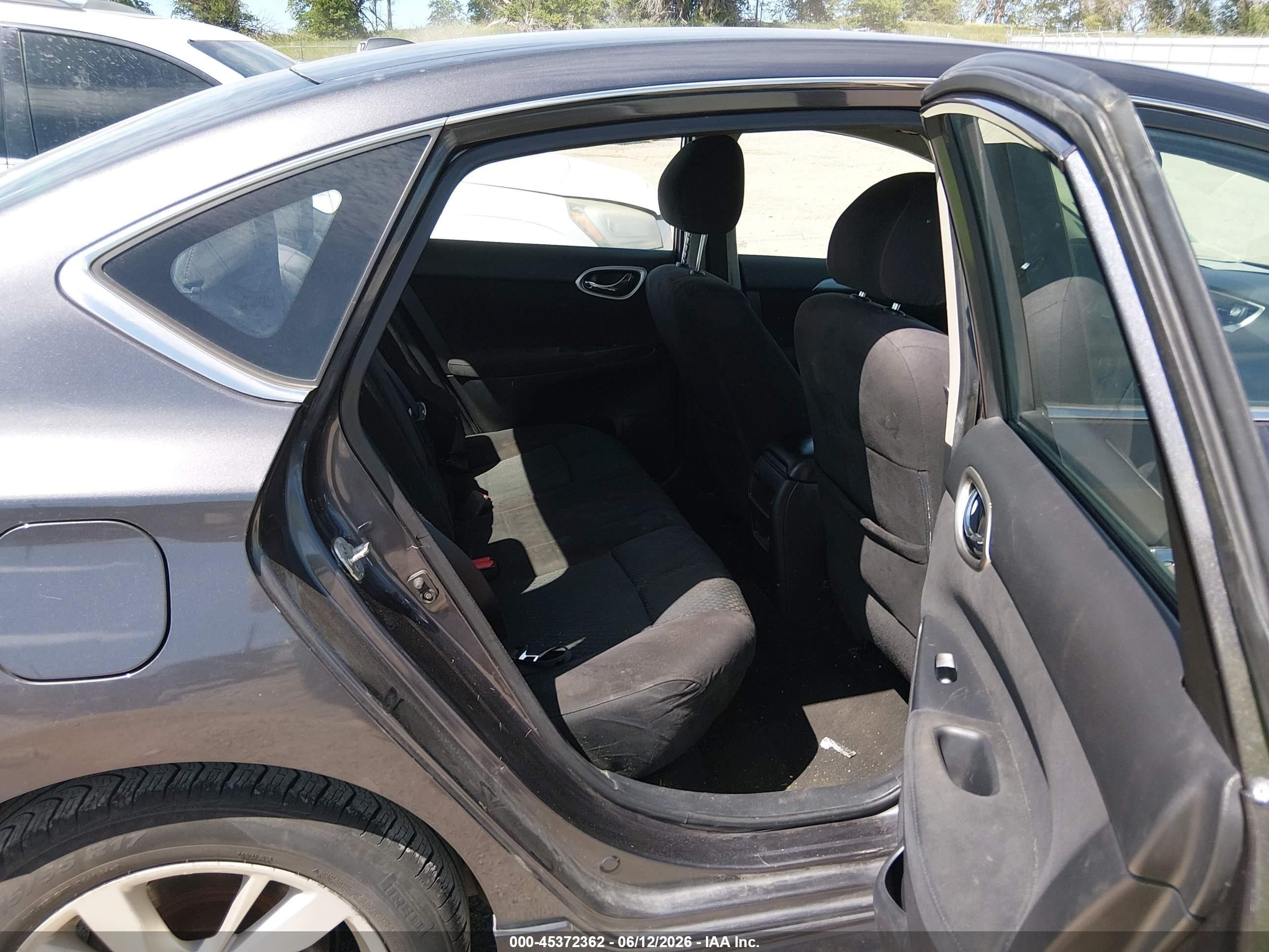 2015 Nissan Sentra Sr Gray vin: 3N1AB7AP8FY354756
