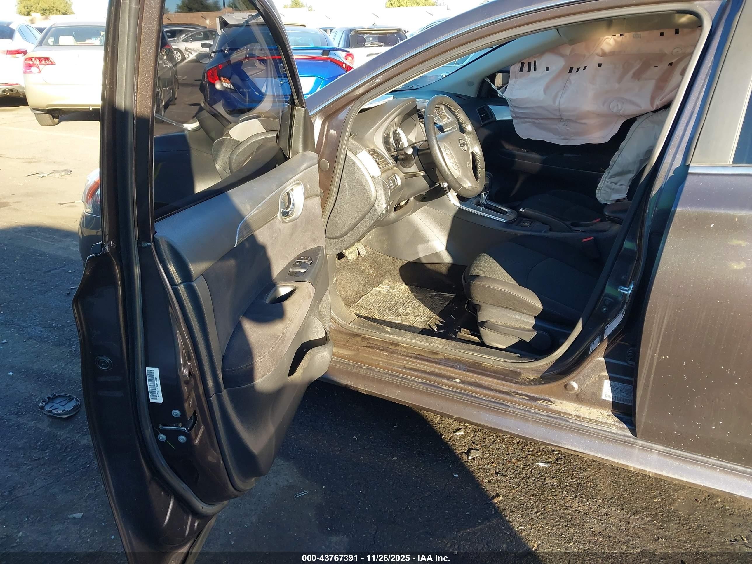 2015 Nissan Sentra Sr Gray vin: 3N1AB7AP8FY362713