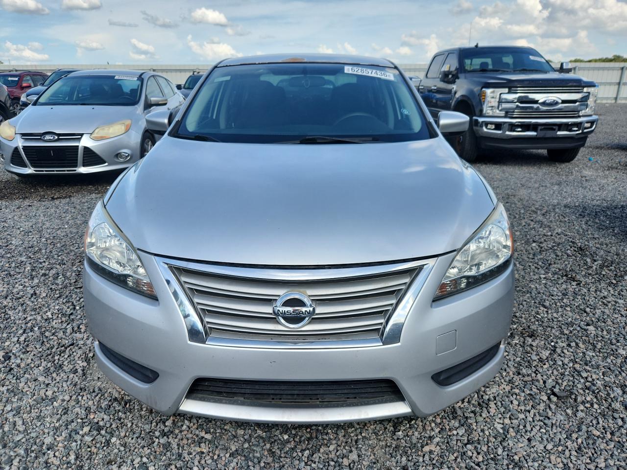 2015 Nissan Sentra S Silver vin: 3N1AB7AP8FY366843