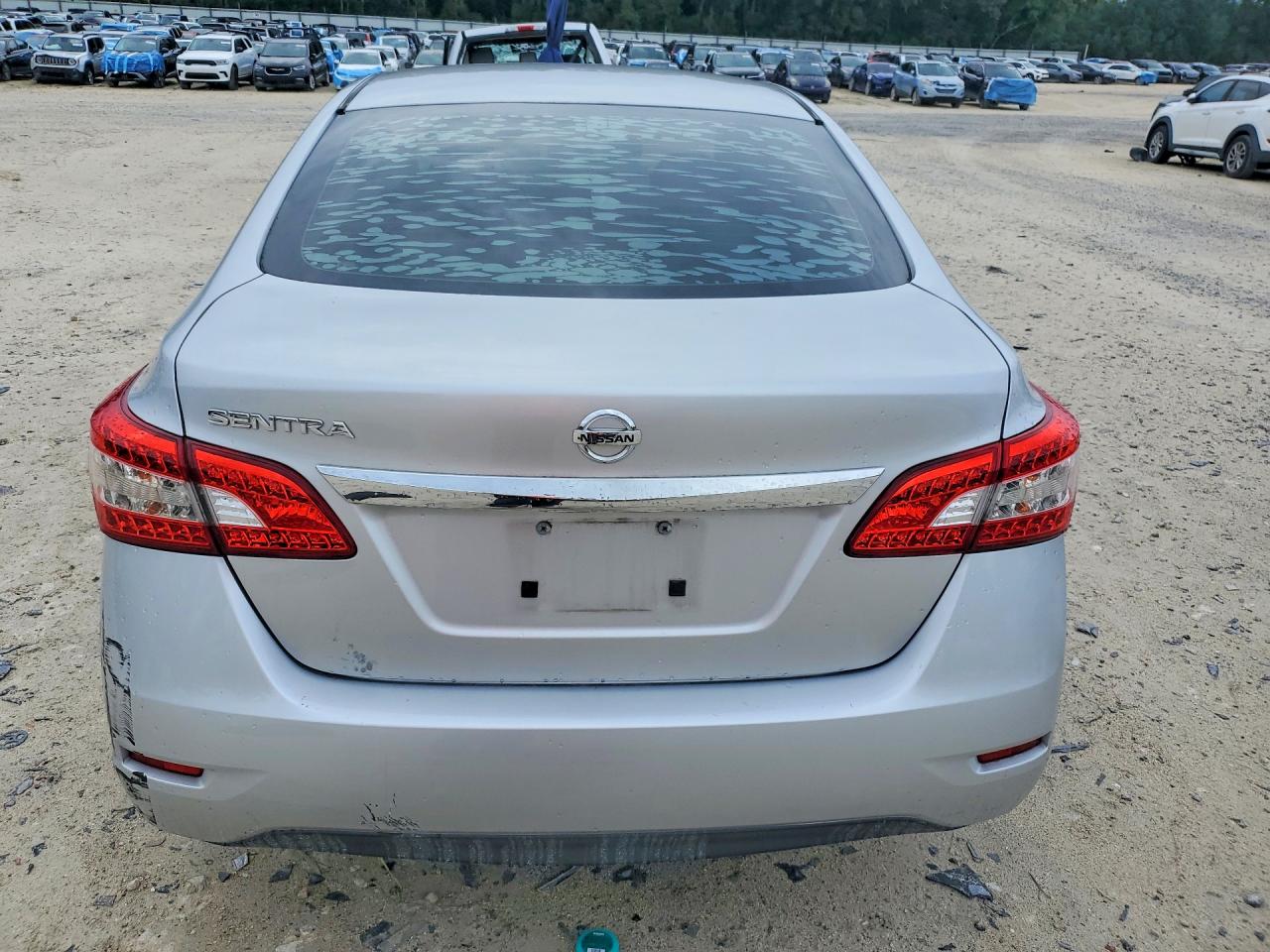 2015 Nissan Sentra S Silver vin: 3N1AB7AP8FY369323