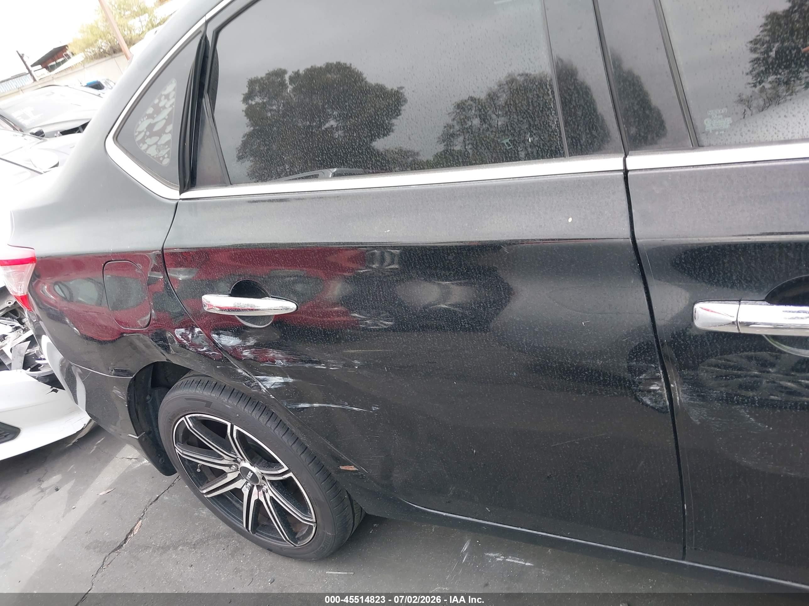 2015 Nissan Sentra S Black vin: 3N1AB7AP8FY369855