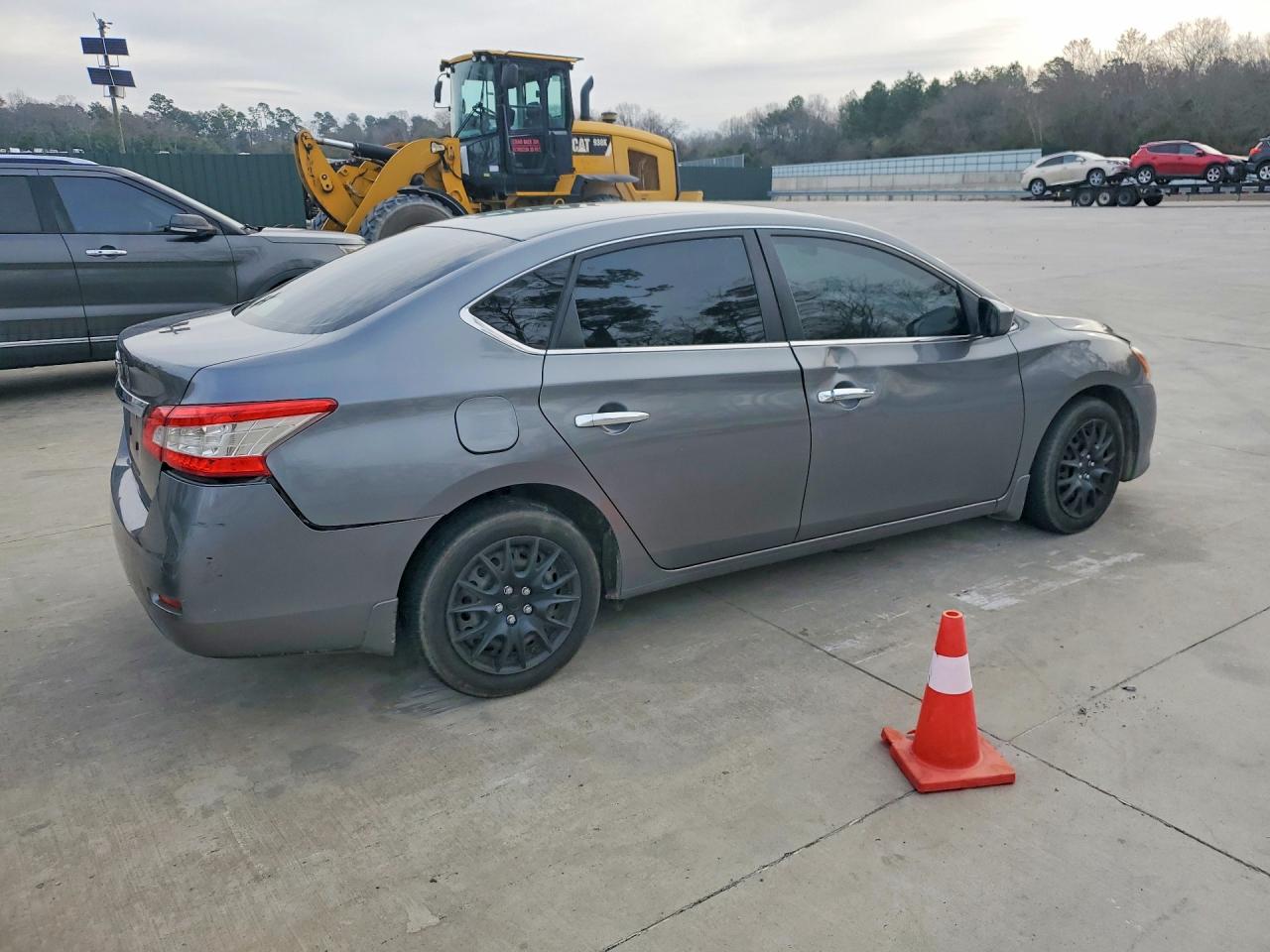 2015 Nissan Sentra S Silver vin: 3N1AB7AP8FY371377