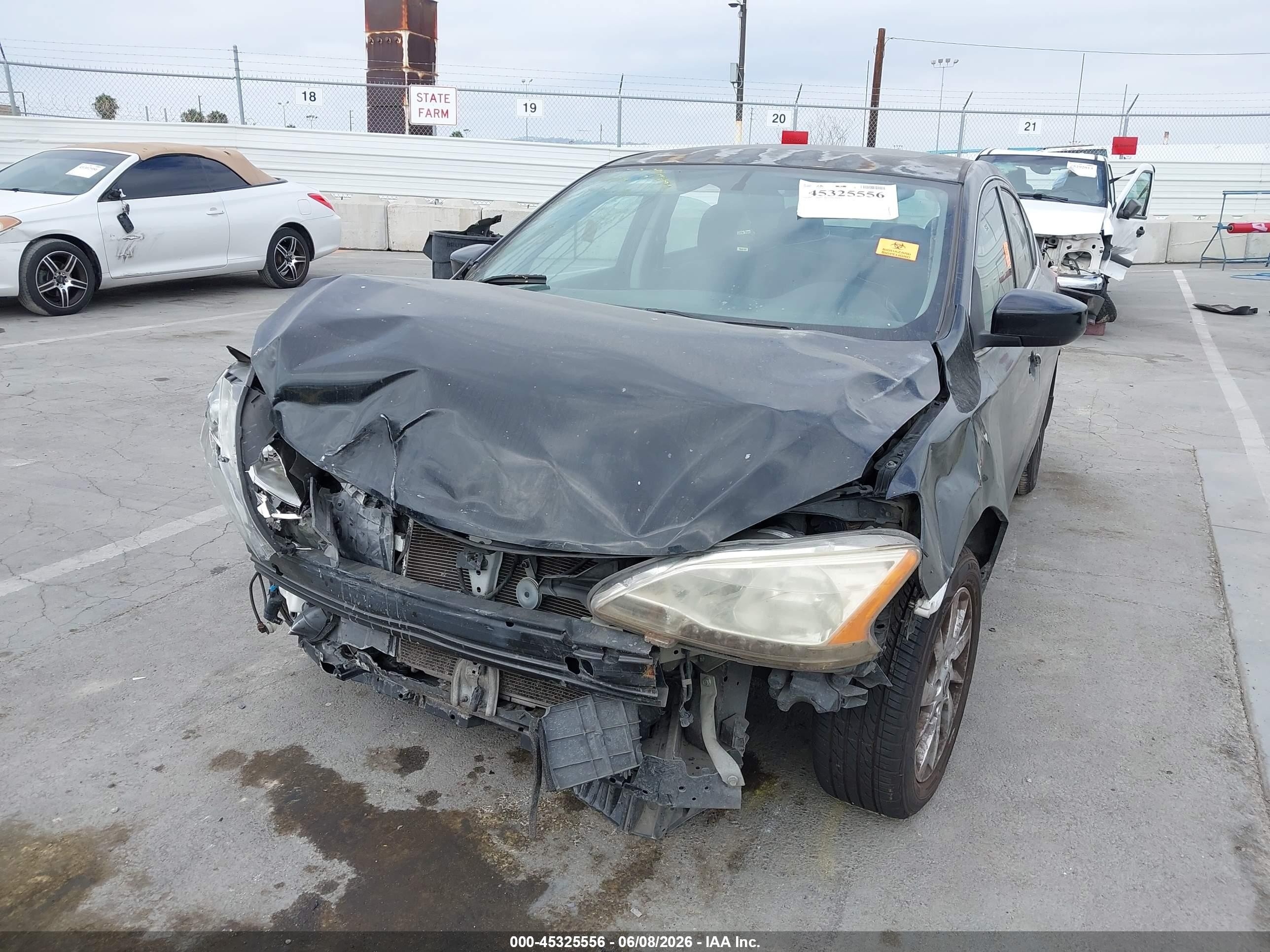 2015 Nissan Sentra Sv Black vin: 3N1AB7AP8FY374991