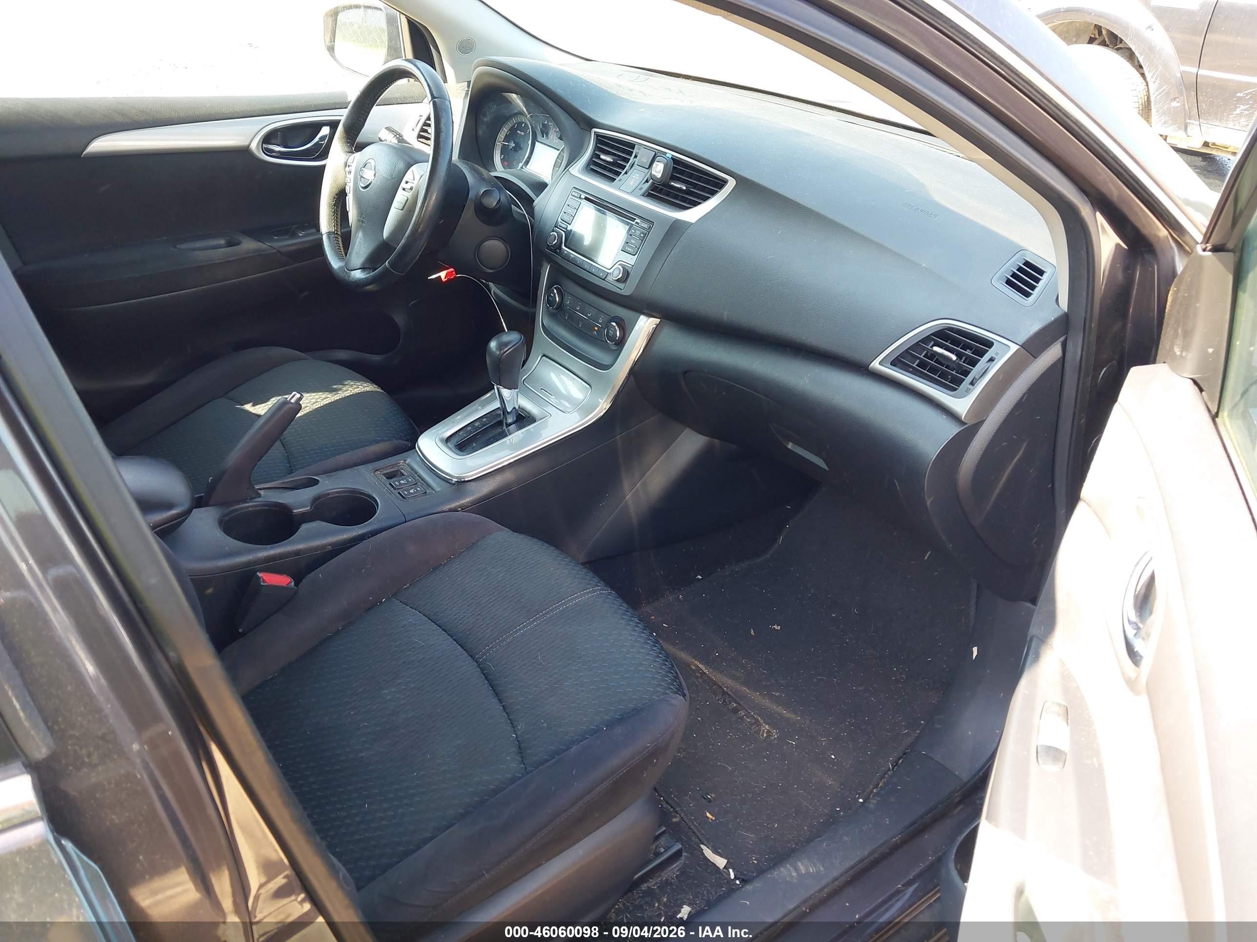 2015 Nissan Sentra Sr Gray vin: 3N1AB7AP8FY375719