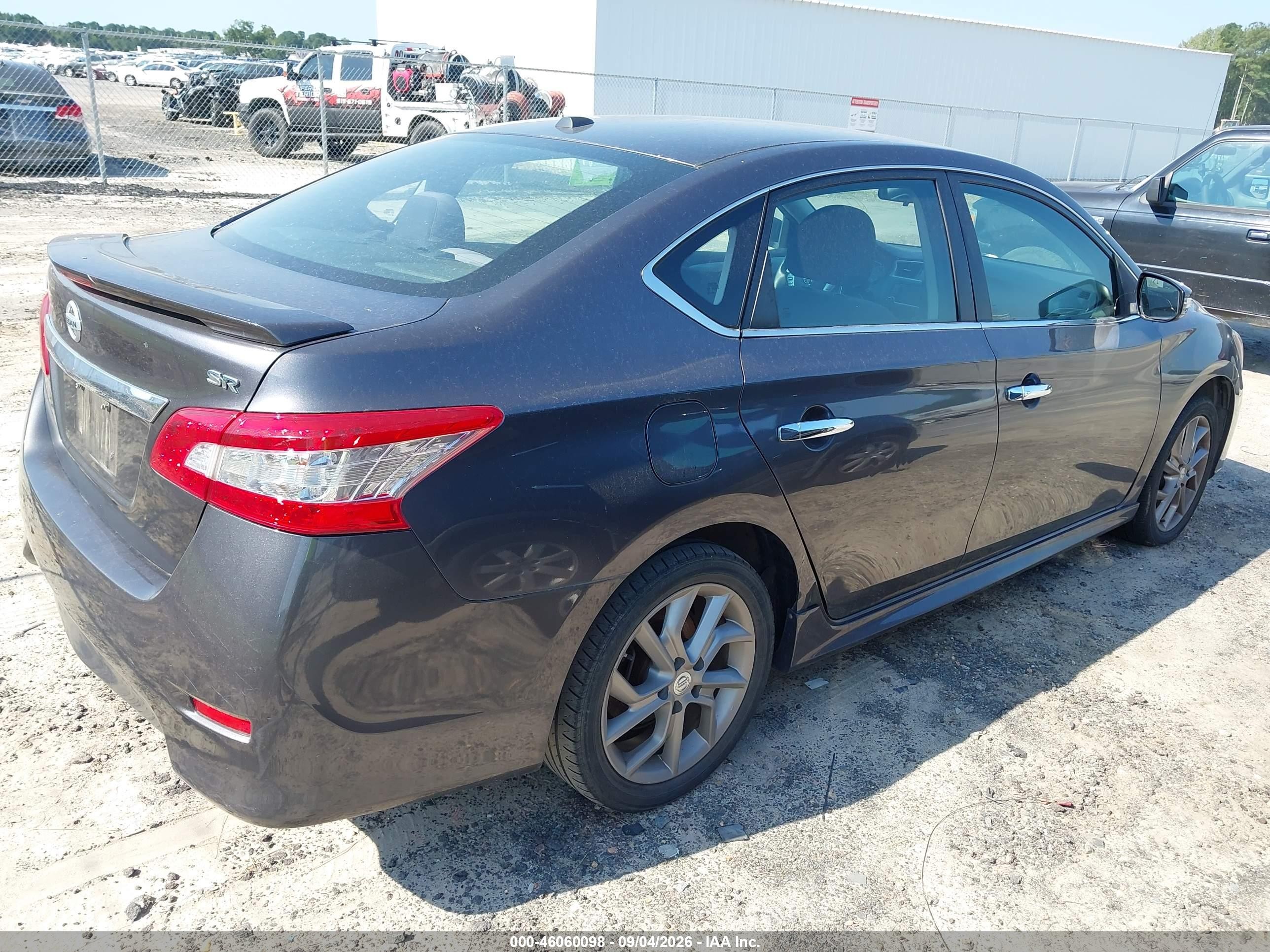 2015 Nissan Sentra Sr Gray vin: 3N1AB7AP8FY375719