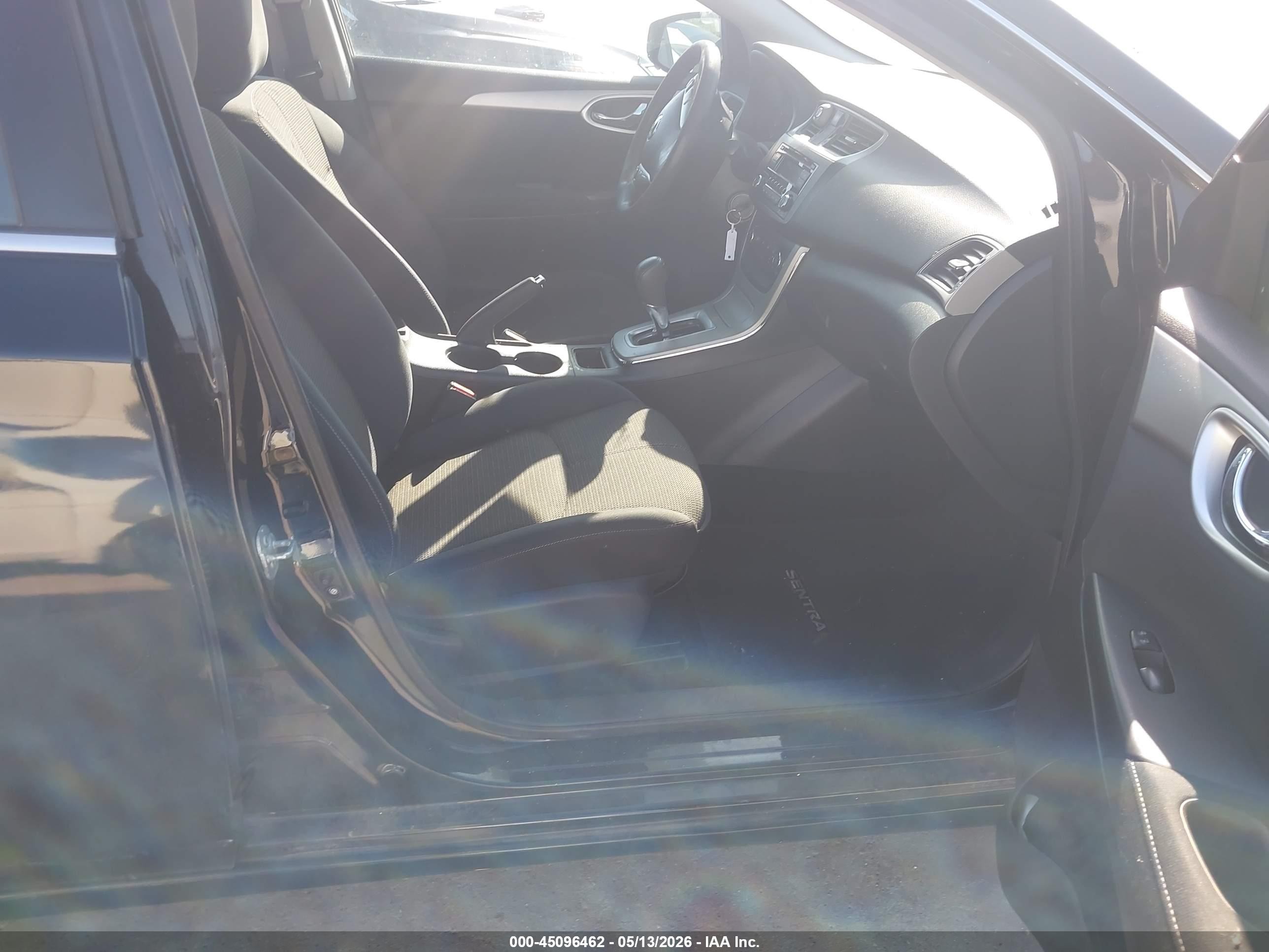 2015 Nissan Sentra S Черный vin: 3N1AB7AP8FY376935