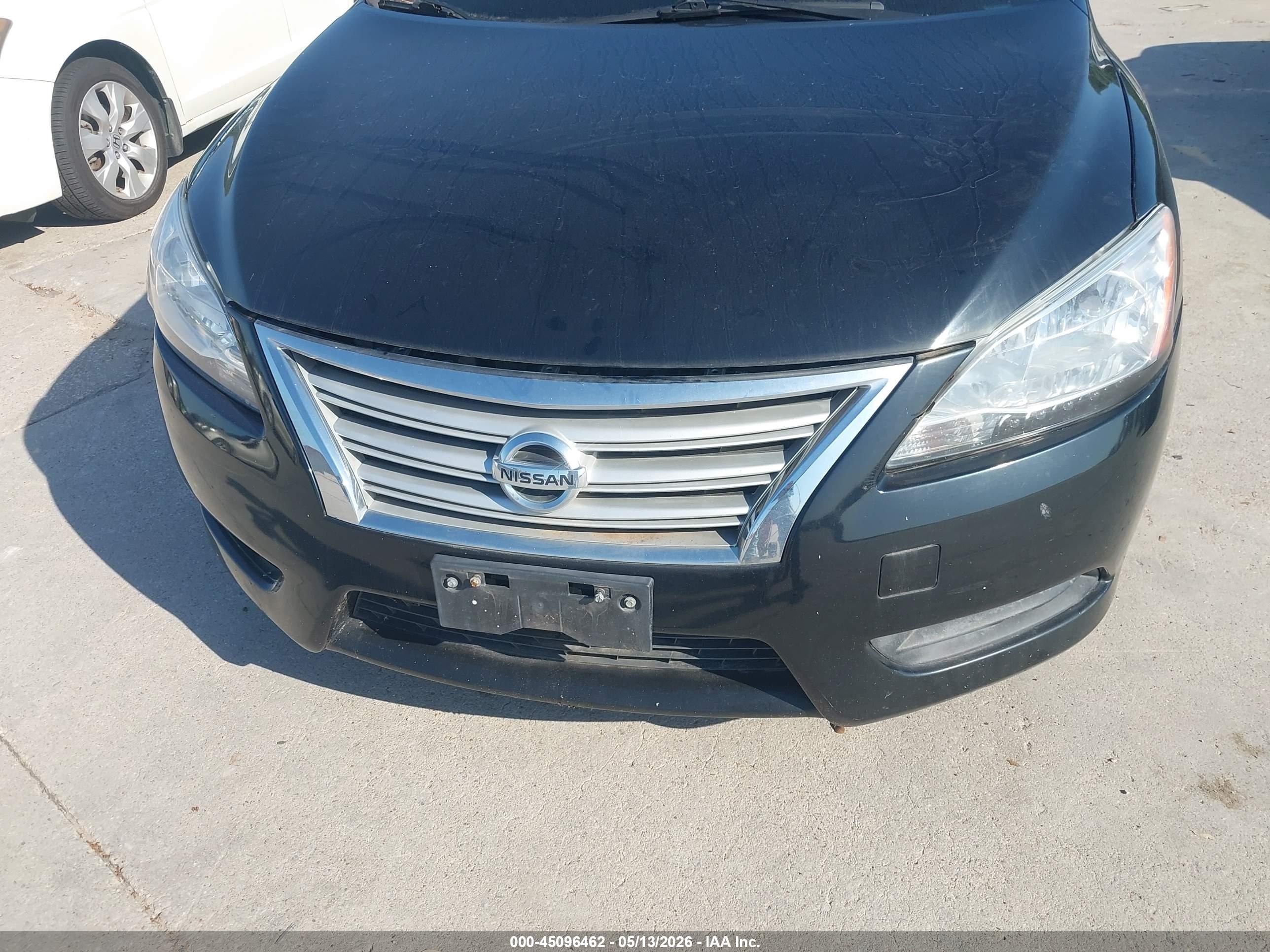2015 Nissan Sentra S Черный vin: 3N1AB7AP8FY376935
