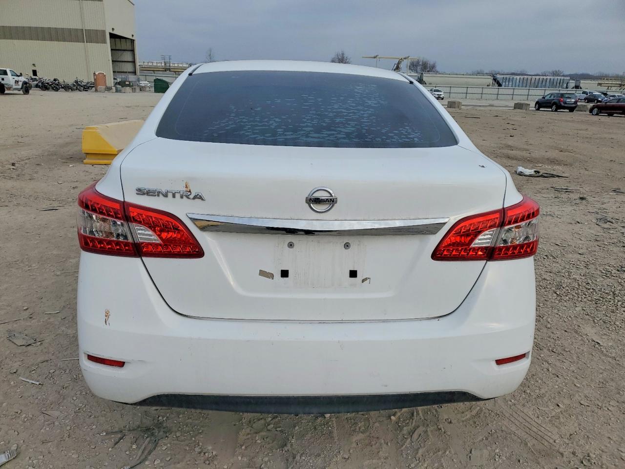 2015 Nissan Sentra S White vin: 3N1AB7AP8FY378684