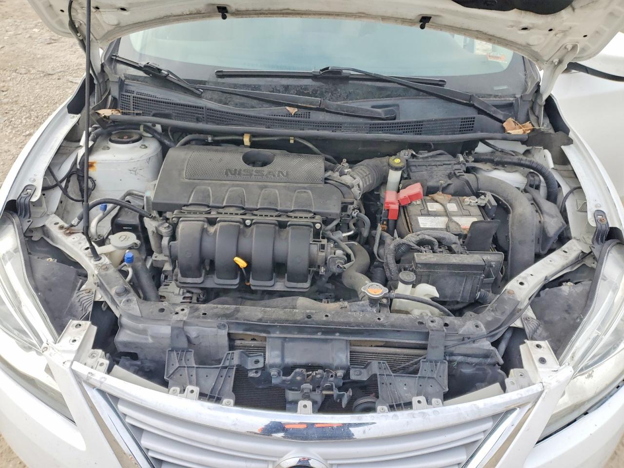 2015 Nissan Sentra S White vin: 3N1AB7AP8FY378684