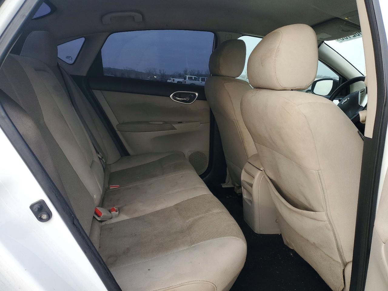 2015 Nissan Sentra S White vin: 3N1AB7AP8FY378684