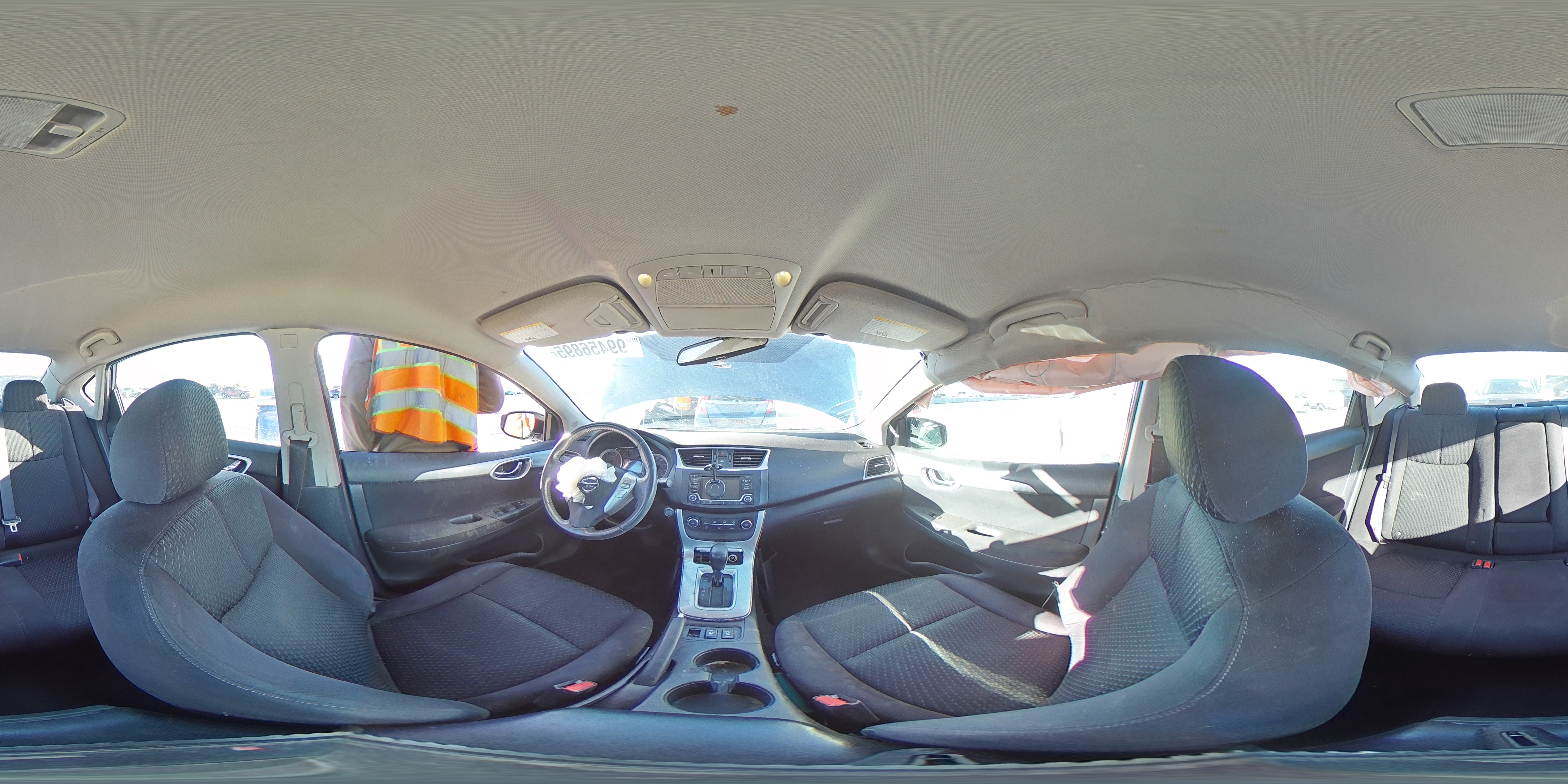 2015 Nissan Sentra S Gray vin: 3N1AB7AP8FY382654