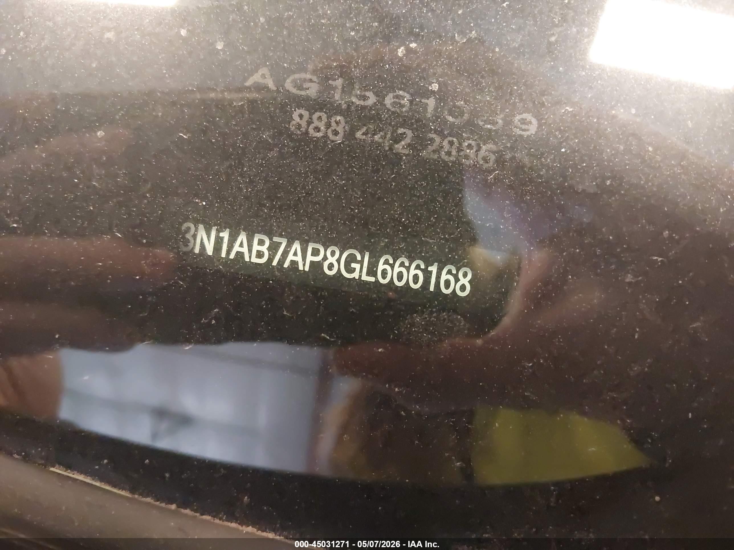 2016 Nissan Sentra Fe+ S/s/sl/sr/sv Синий vin: 3N1AB7AP8GL666168