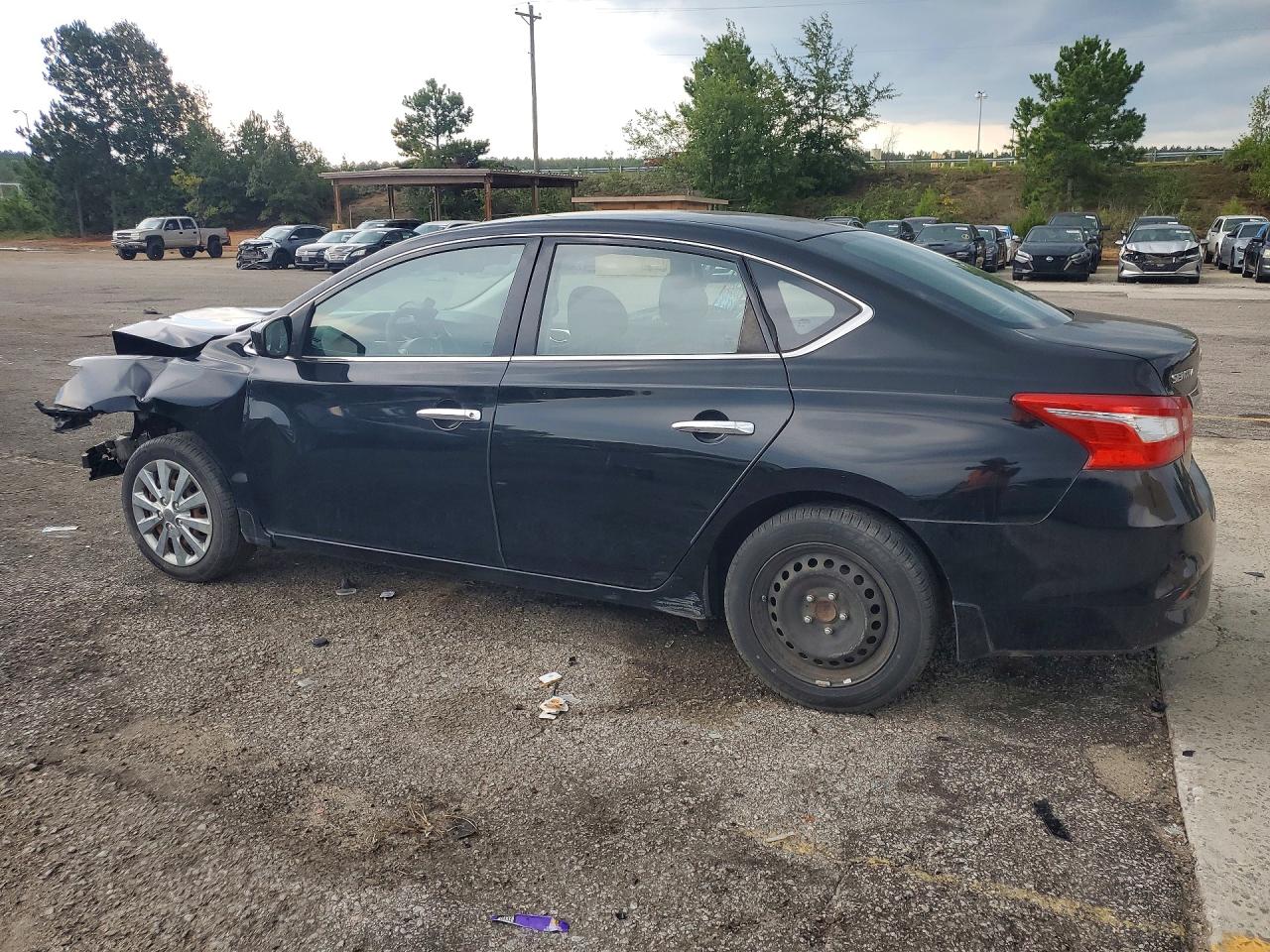 2016 Nissan Sentra S Black vin: 3N1AB7AP8GY310273