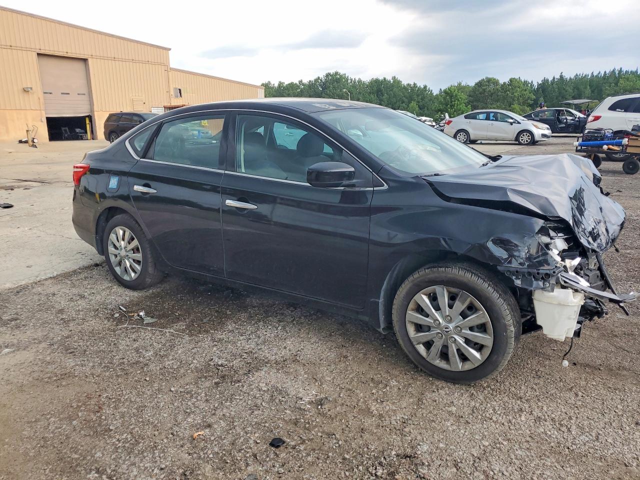 2016 Nissan Sentra S Black vin: 3N1AB7AP8GY310273