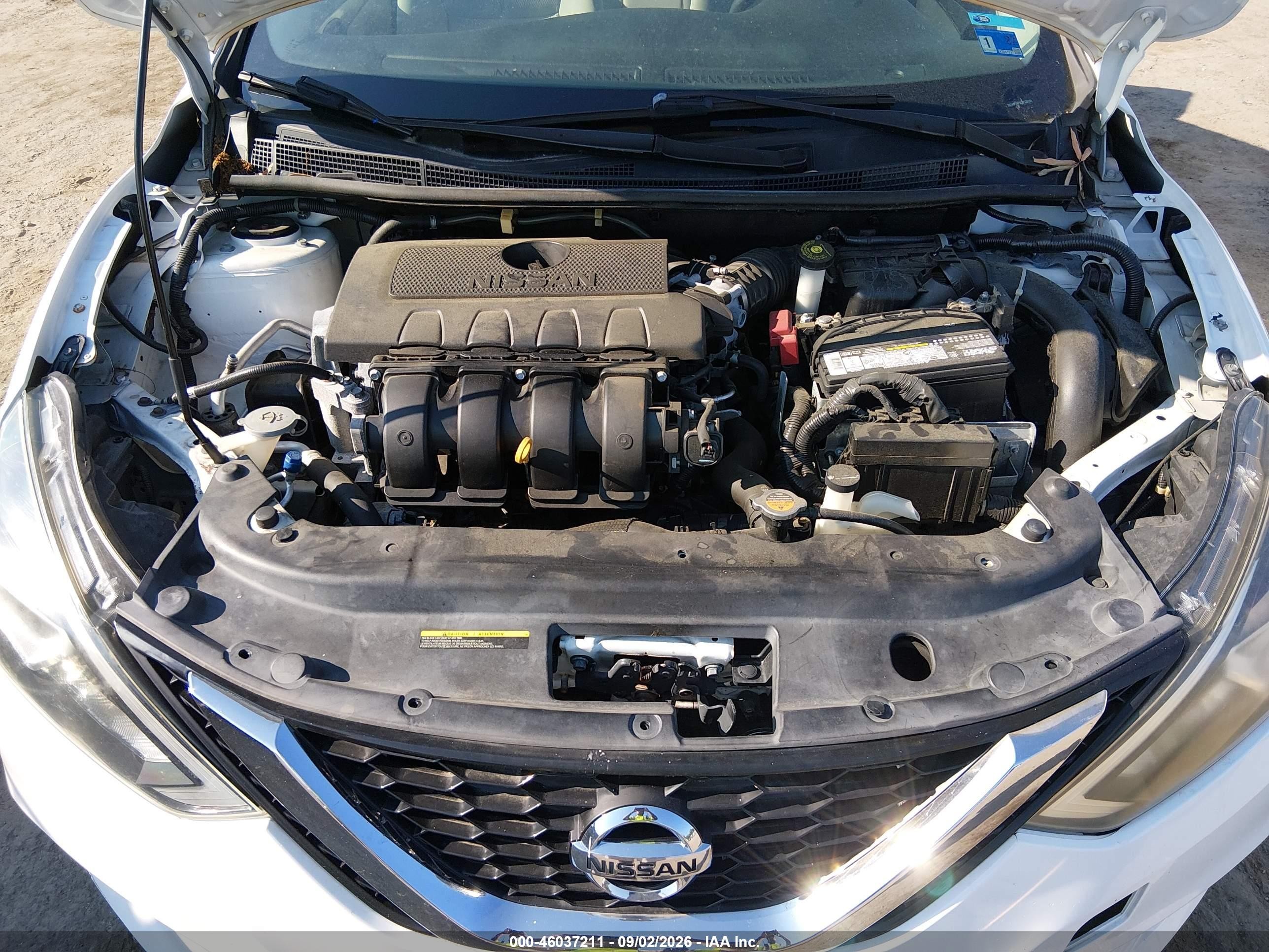 2016 Nissan Sentra Fe+ S White vin: 3N1AB7AP8GY326103