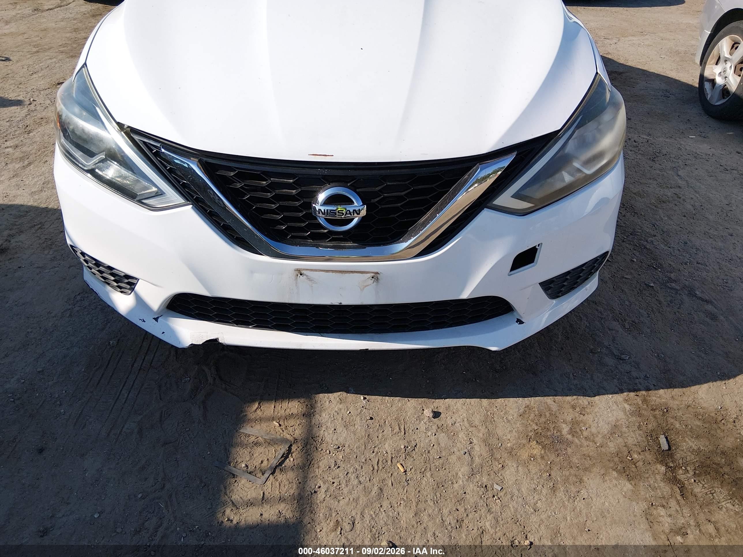 2016 Nissan Sentra Fe+ S White vin: 3N1AB7AP8GY326103
