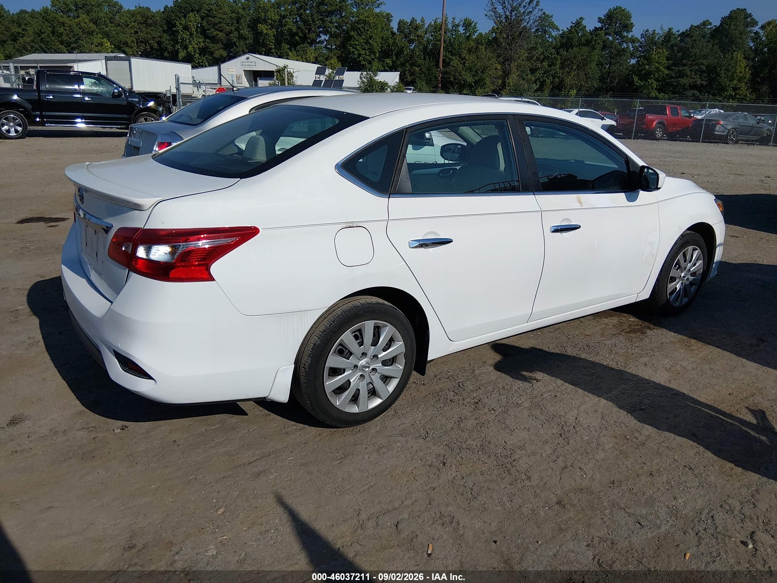 2016 Nissan Sentra Fe+ S White vin: 3N1AB7AP8GY326103