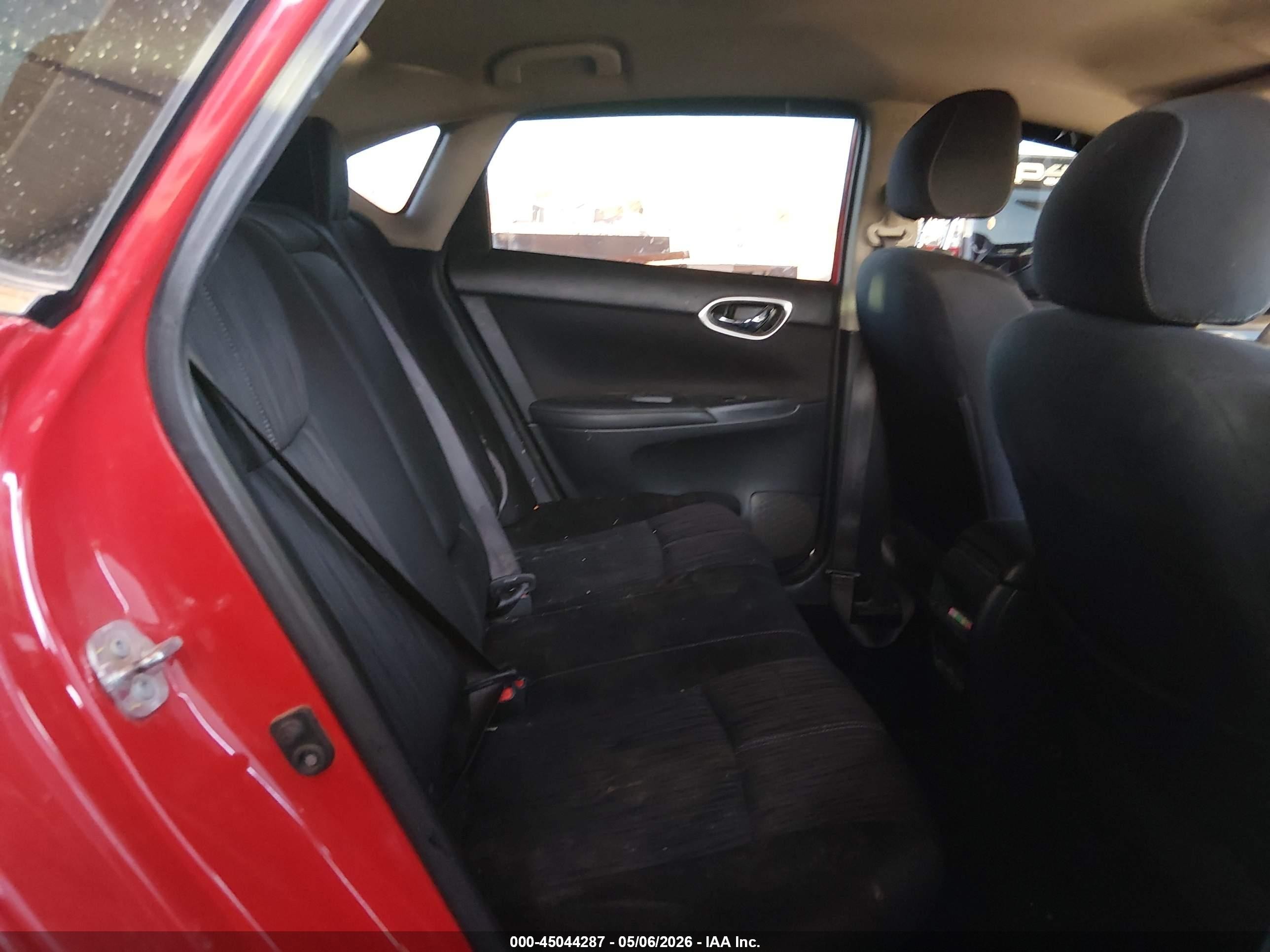 2017 Nissan Sentra Sv Красный vin: 3N1AB7AP8HL653177