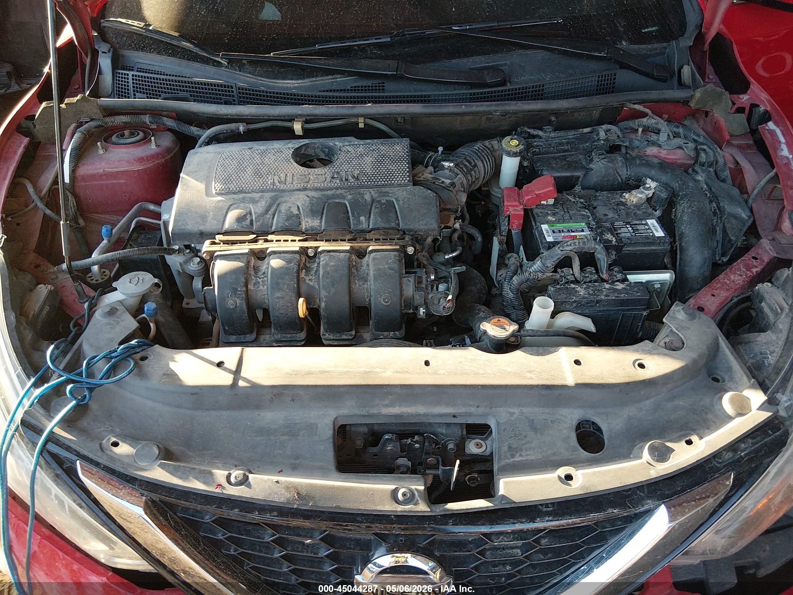2017 Nissan Sentra Sv Красный vin: 3N1AB7AP8HL653177