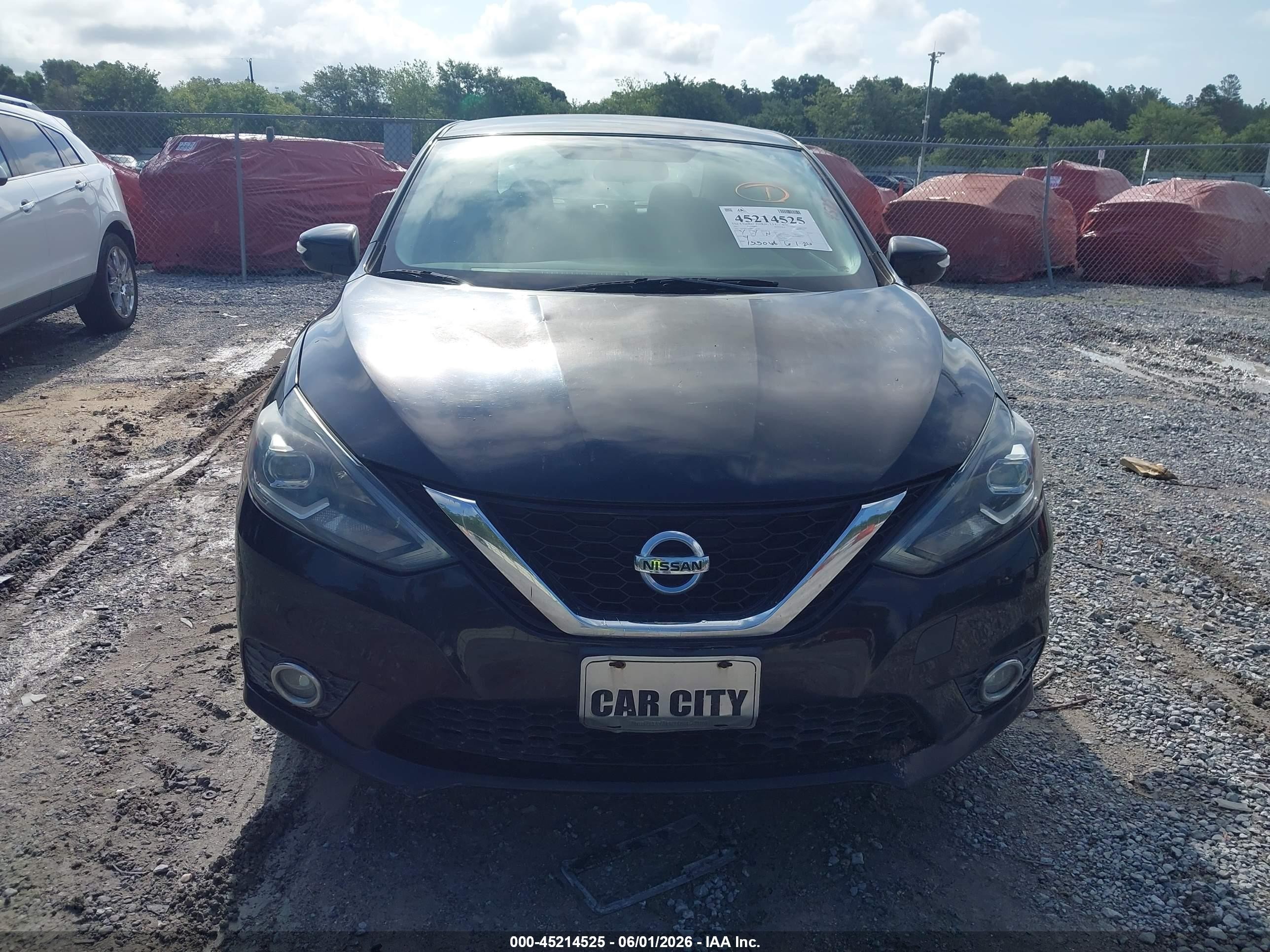 2017 Nissan Sentra Sr Black vin: 3N1AB7AP8HY372385