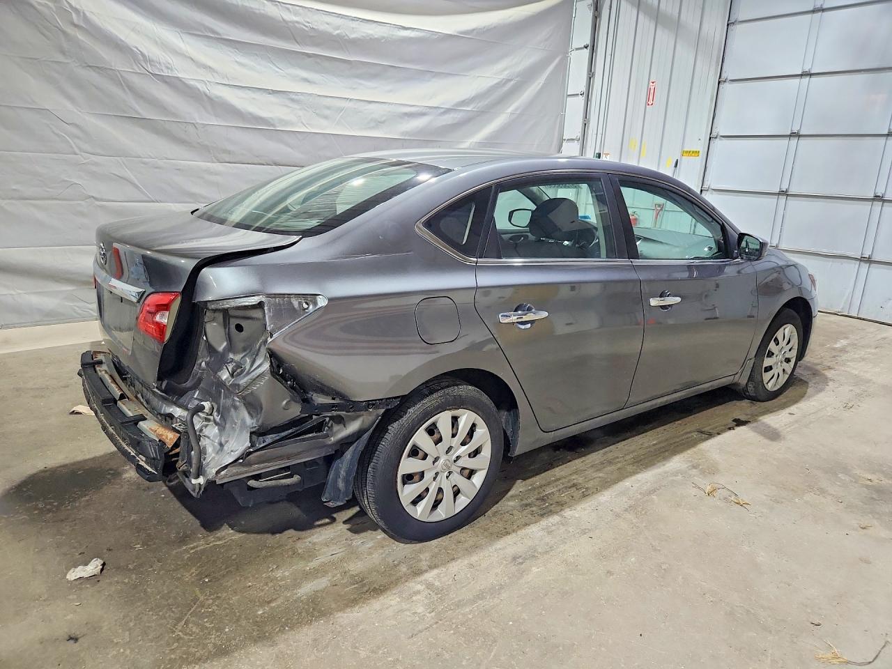2017 Nissan Sentra S Gray vin: 3N1AB7AP8HY374105