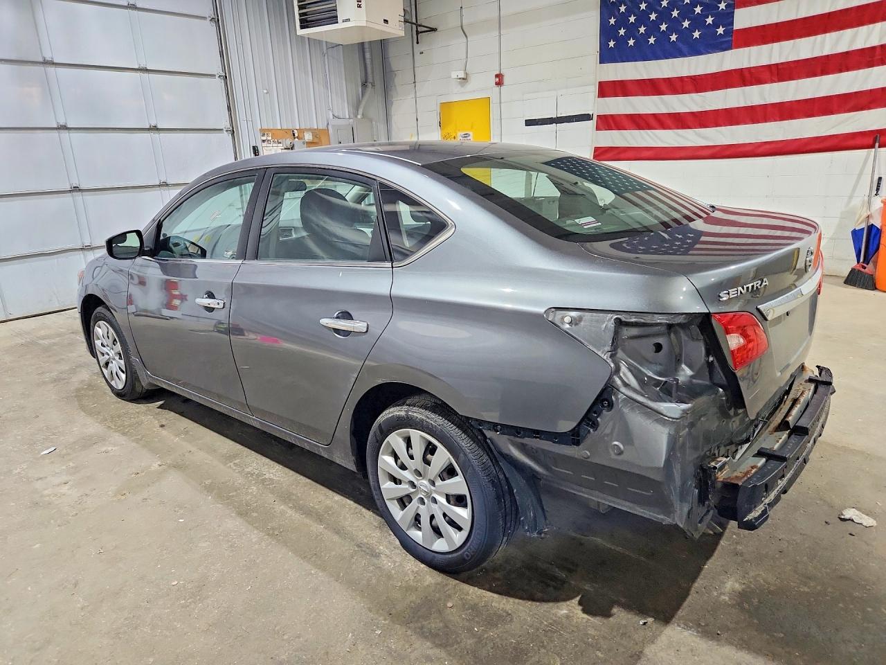 2017 Nissan Sentra S Gray vin: 3N1AB7AP8HY374105
