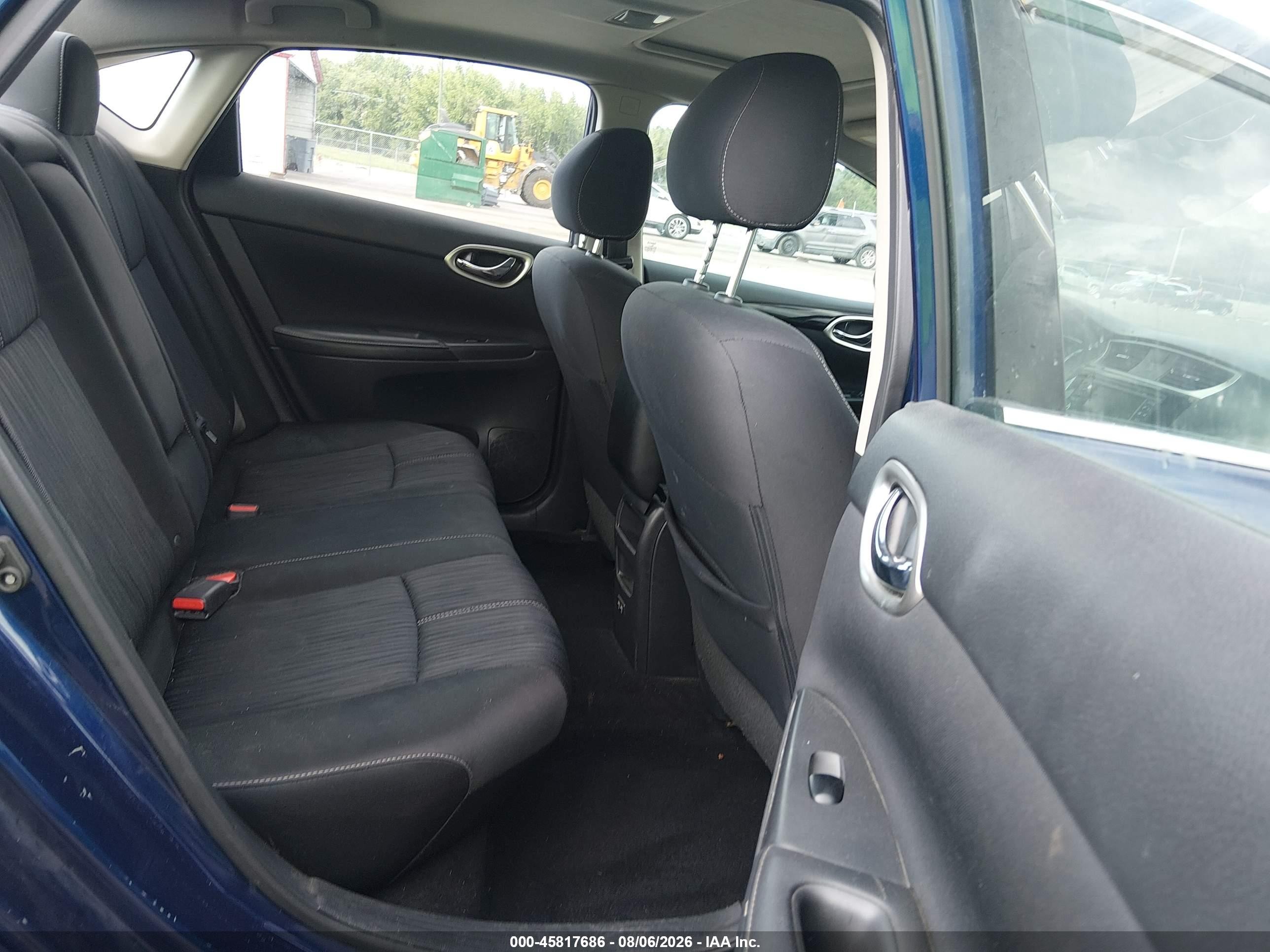 2018 Nissan Sentra Sv Blue vin: 3N1AB7AP8JY268470