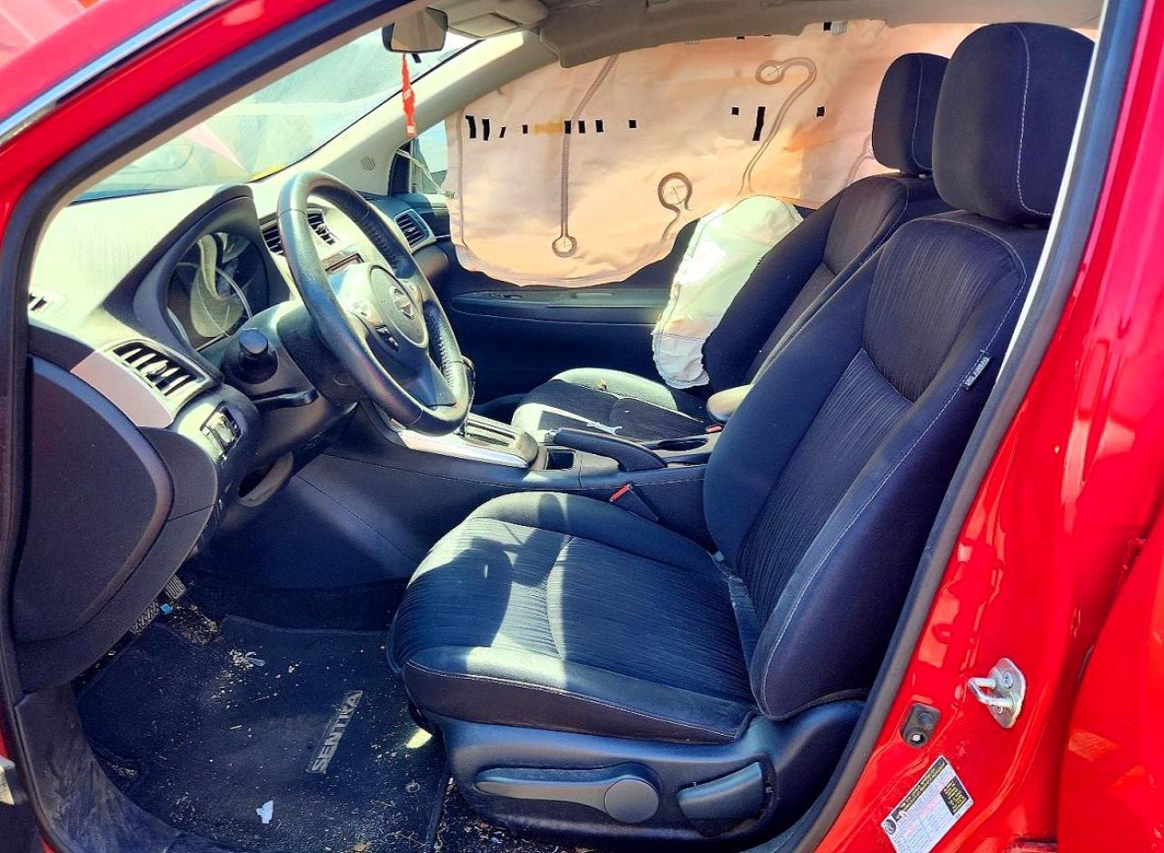 2019 Nissan Sentra Sv Red vin: 3N1AB7AP8KL602589