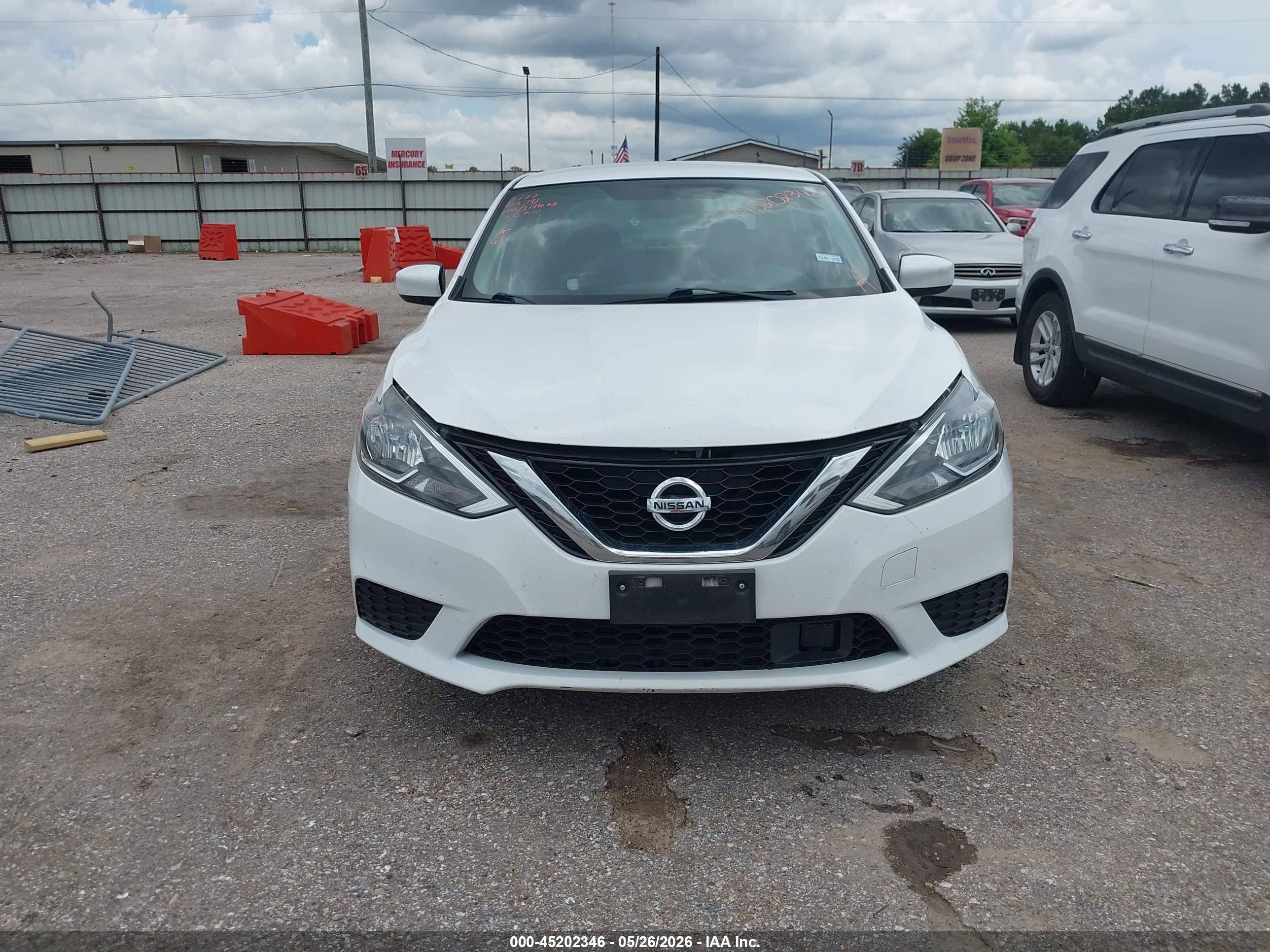 2019 Nissan Sentra Sv Белый vin: 3N1AB7AP8KL603791