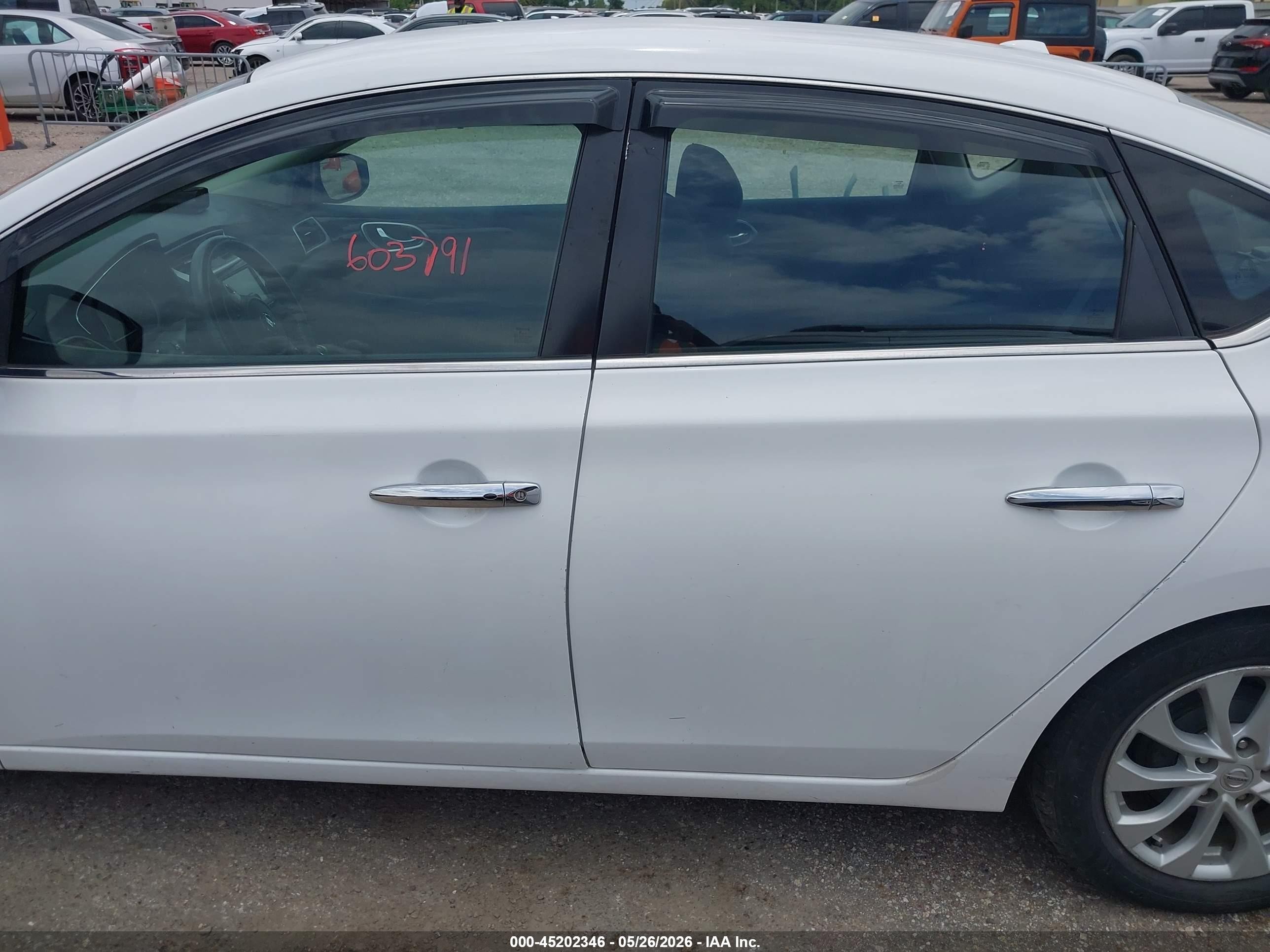 2019 Nissan Sentra Sv Белый vin: 3N1AB7AP8KL603791