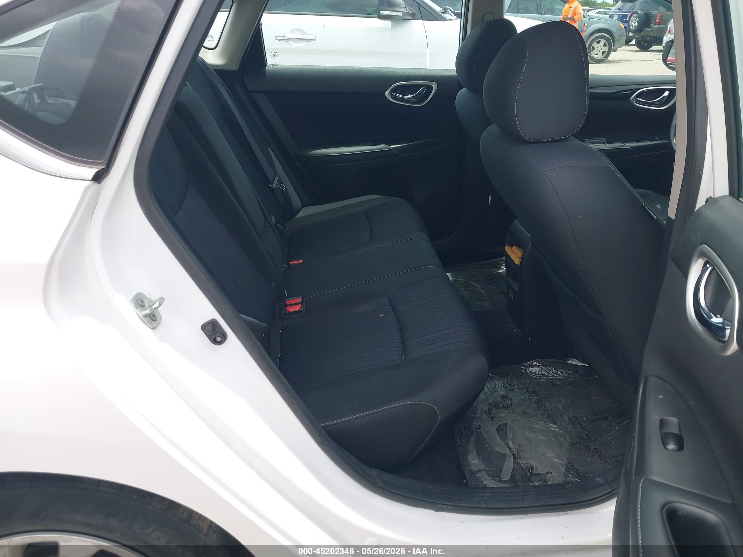 2019 Nissan Sentra Sv Белый vin: 3N1AB7AP8KL603791