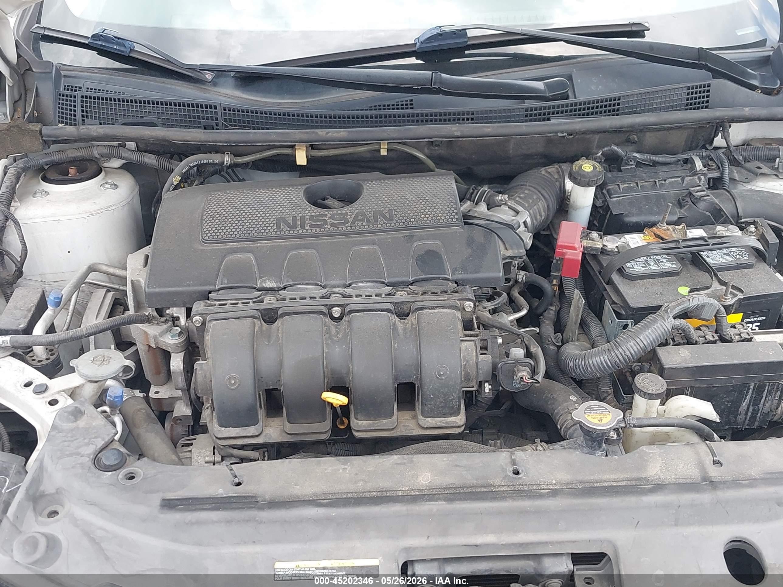 2019 Nissan Sentra Sv Белый vin: 3N1AB7AP8KL603791
