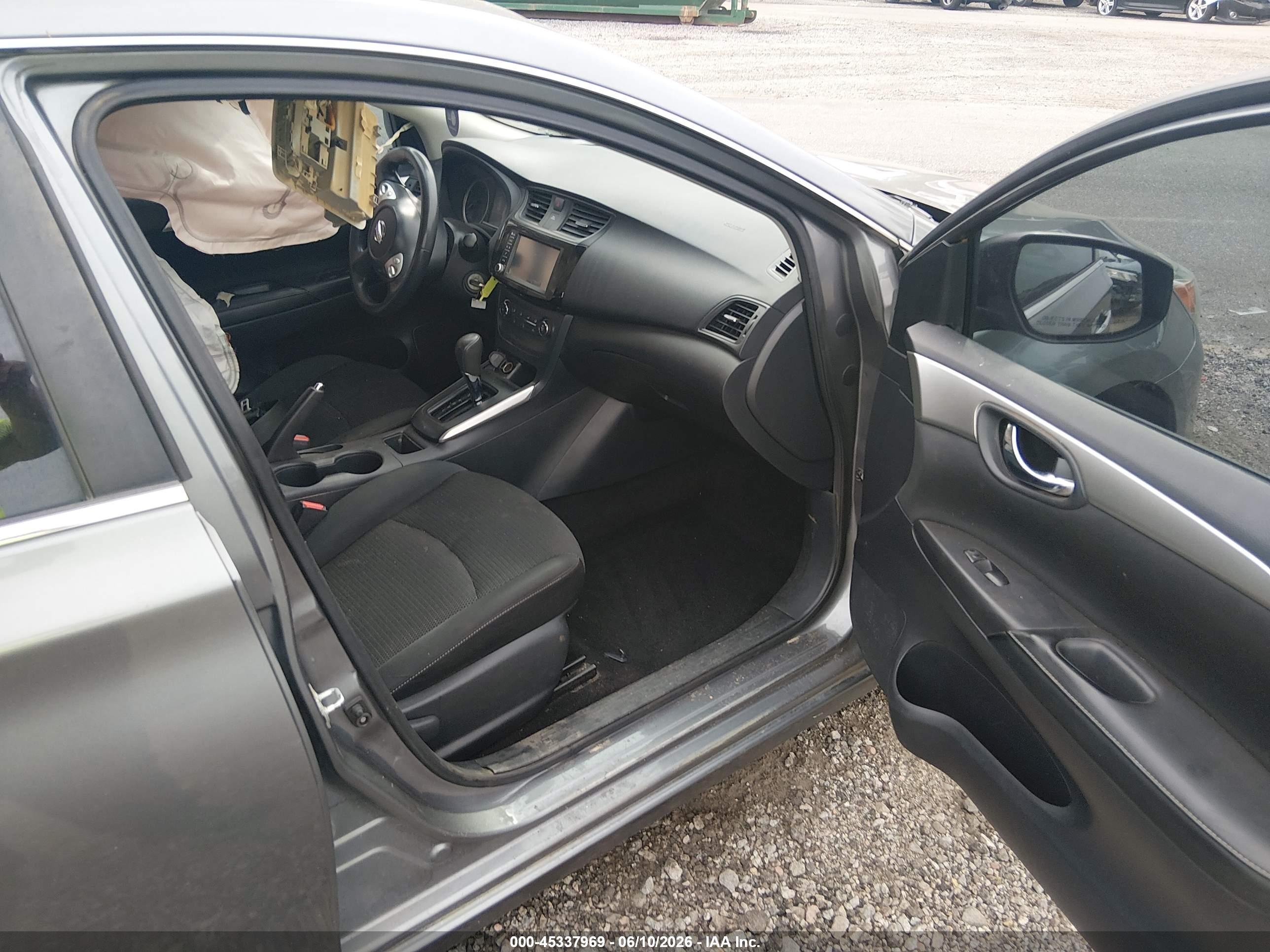 2019 Nissan Sentra S Gray vin: 3N1AB7AP8KY217066