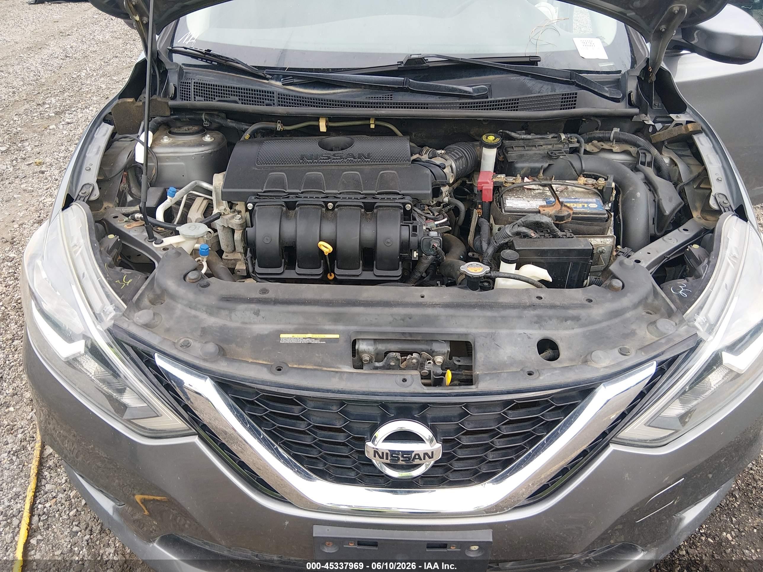 2019 Nissan Sentra S Gray vin: 3N1AB7AP8KY217066