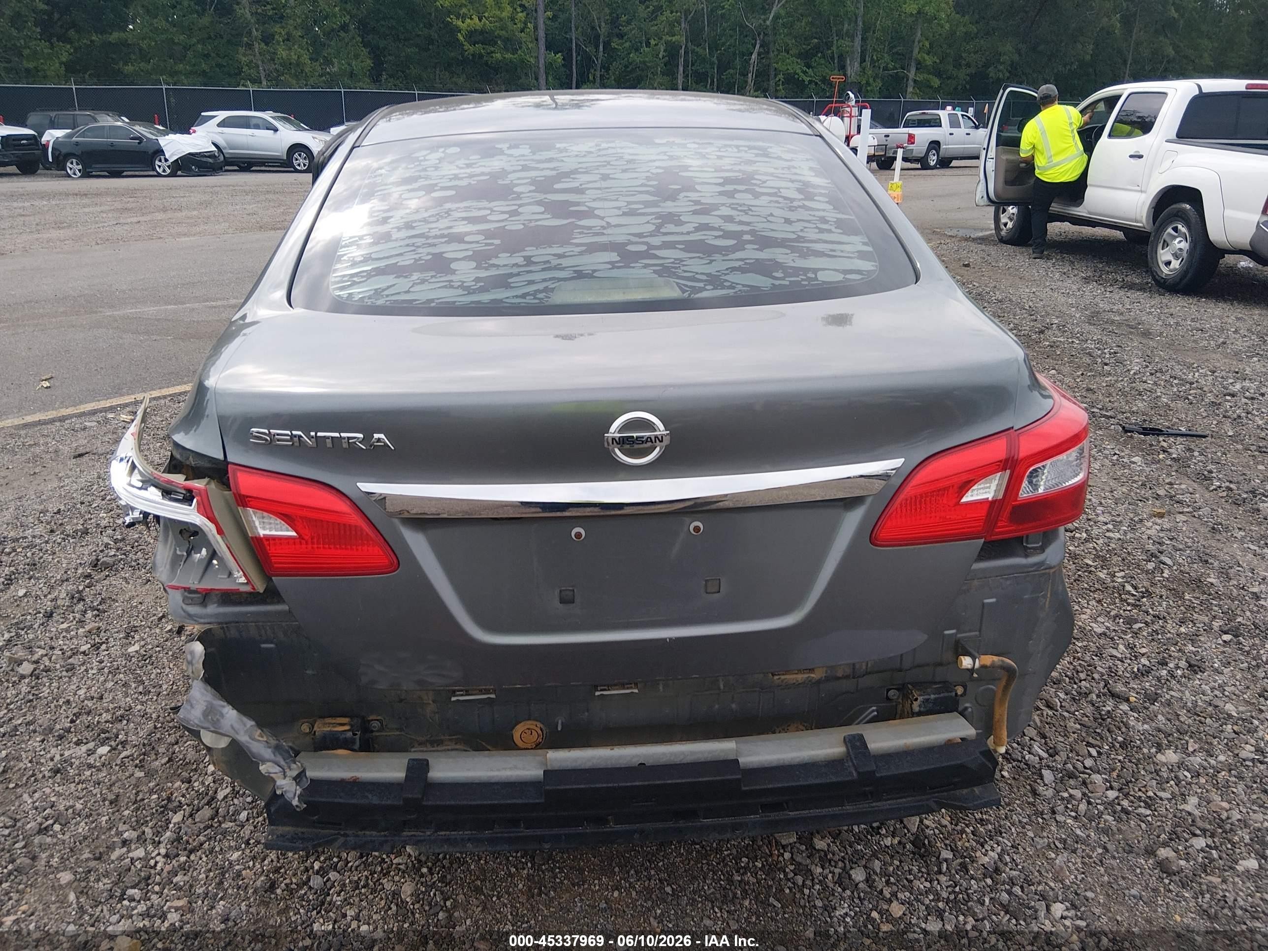 2019 Nissan Sentra S Gray vin: 3N1AB7AP8KY217066
