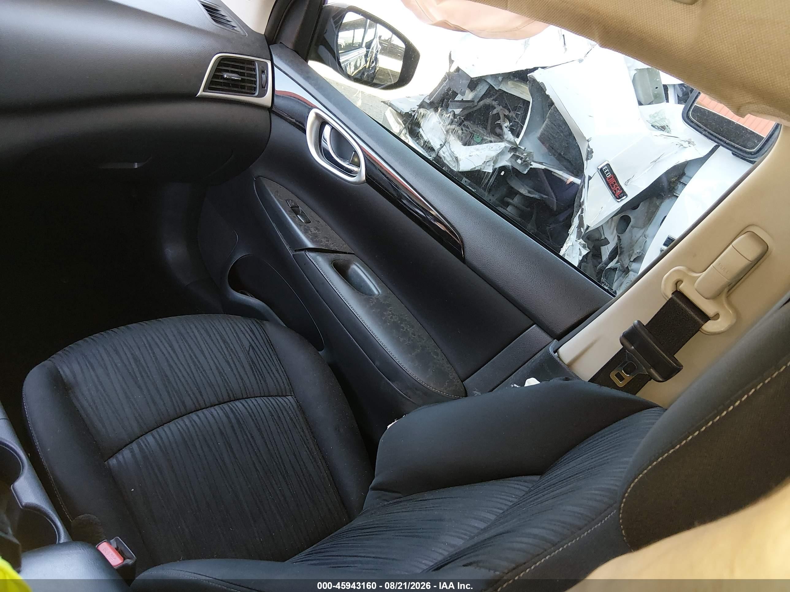 2019 Nissan Sentra Sv Blue vin: 3N1AB7AP8KY231517