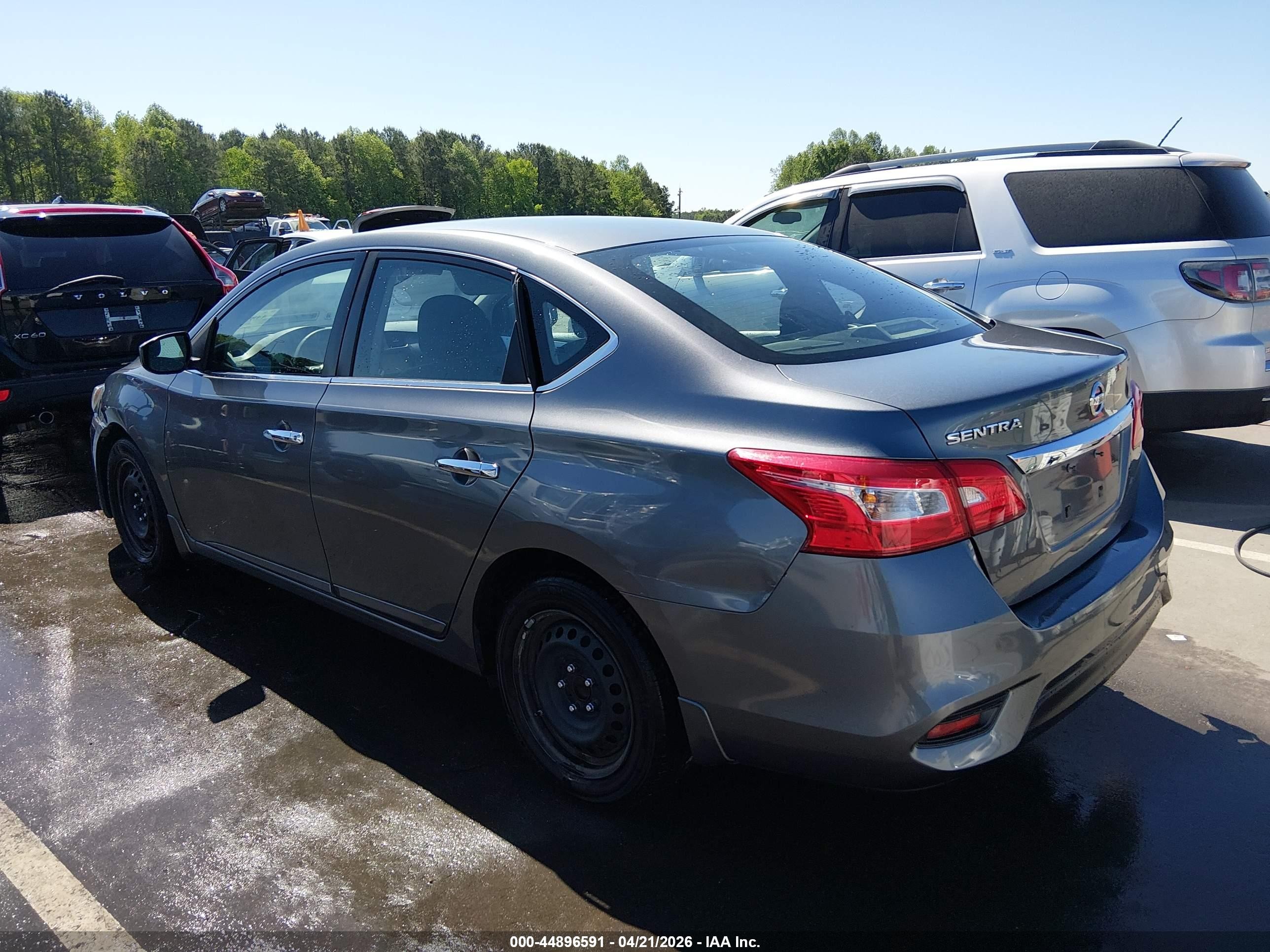 2019 Nissan Sentra S Gray vin: 3N1AB7AP8KY347784