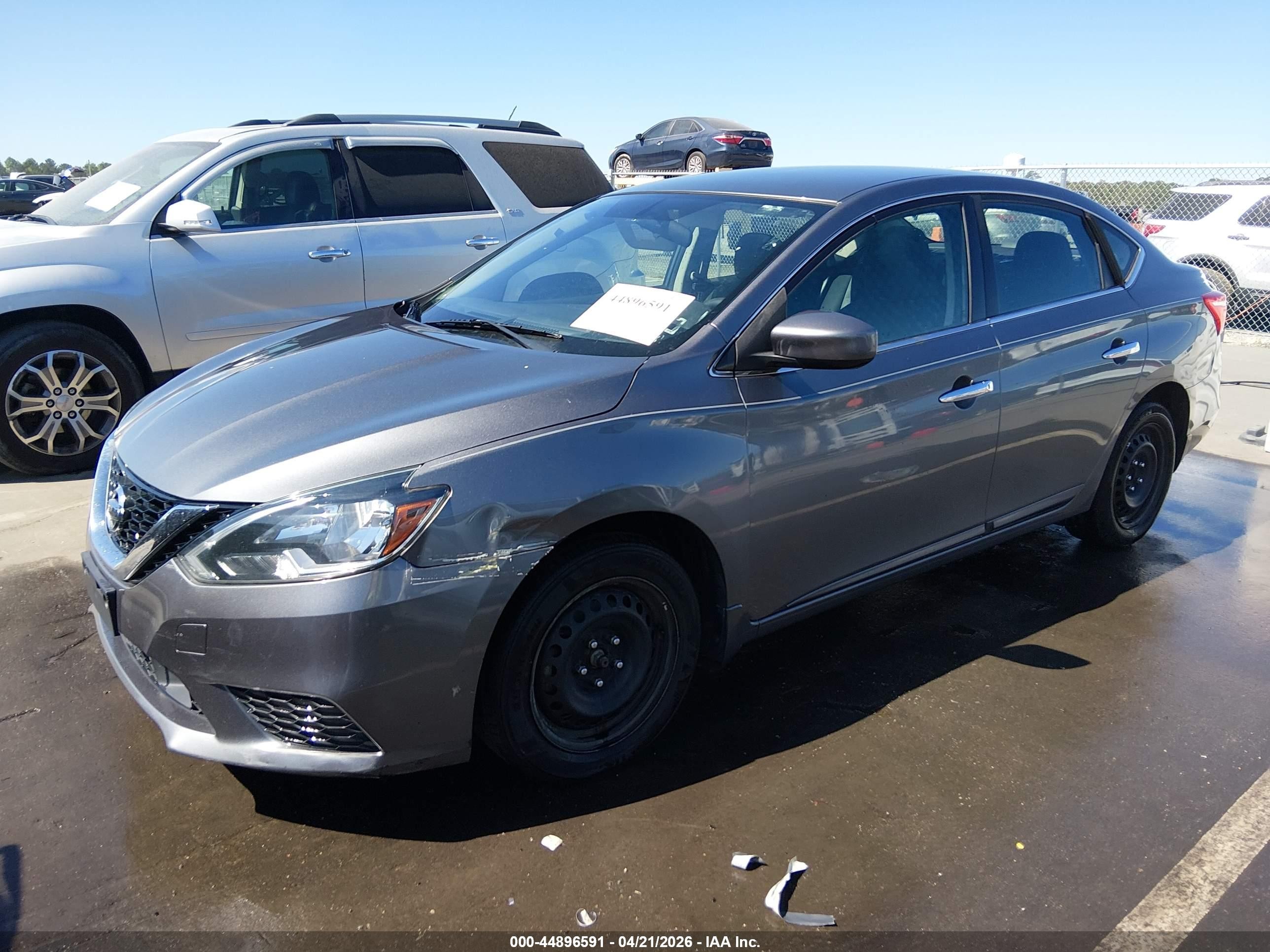 2019 Nissan Sentra S Gray vin: 3N1AB7AP8KY347784