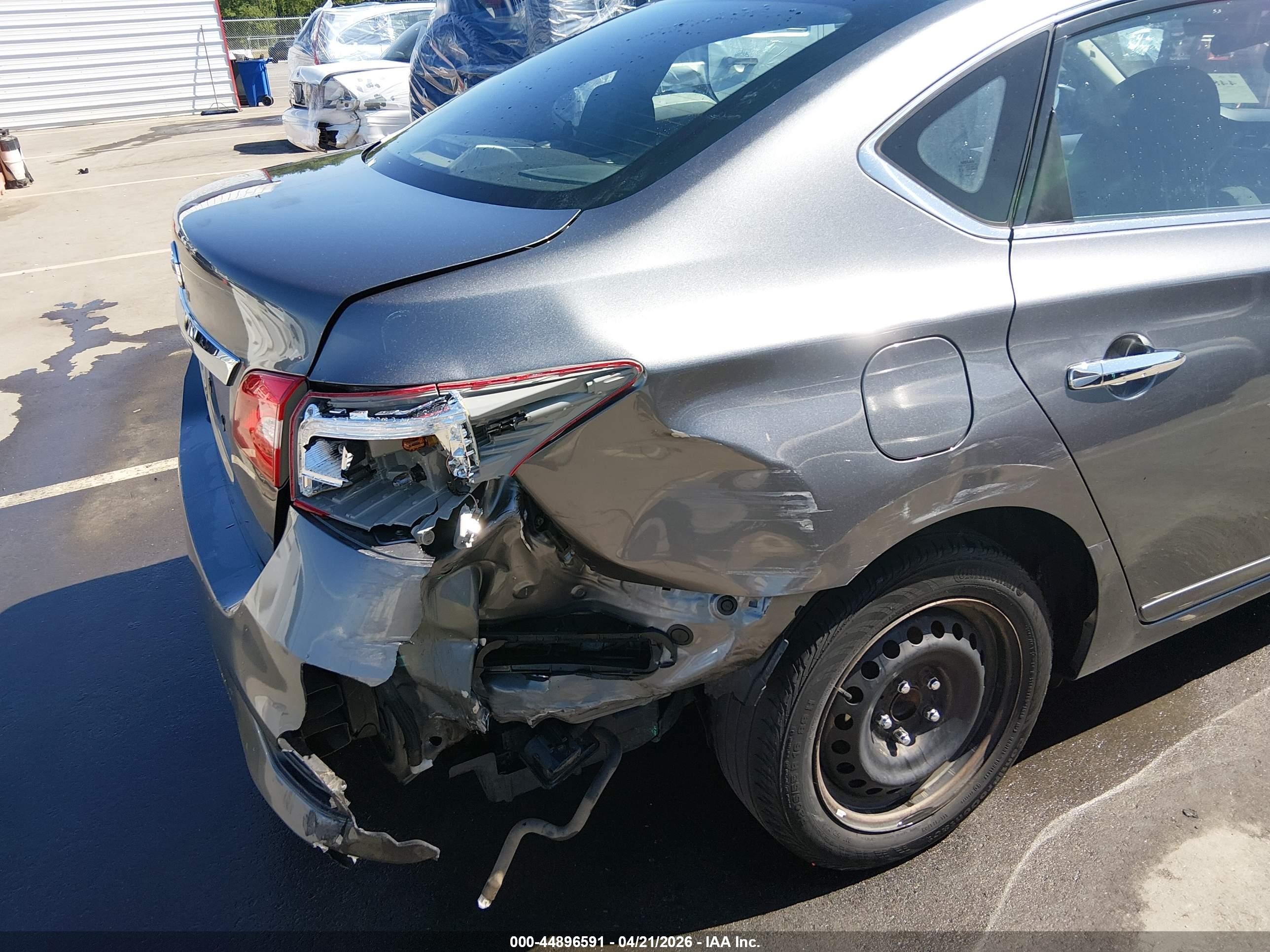 2019 Nissan Sentra S Gray vin: 3N1AB7AP8KY347784