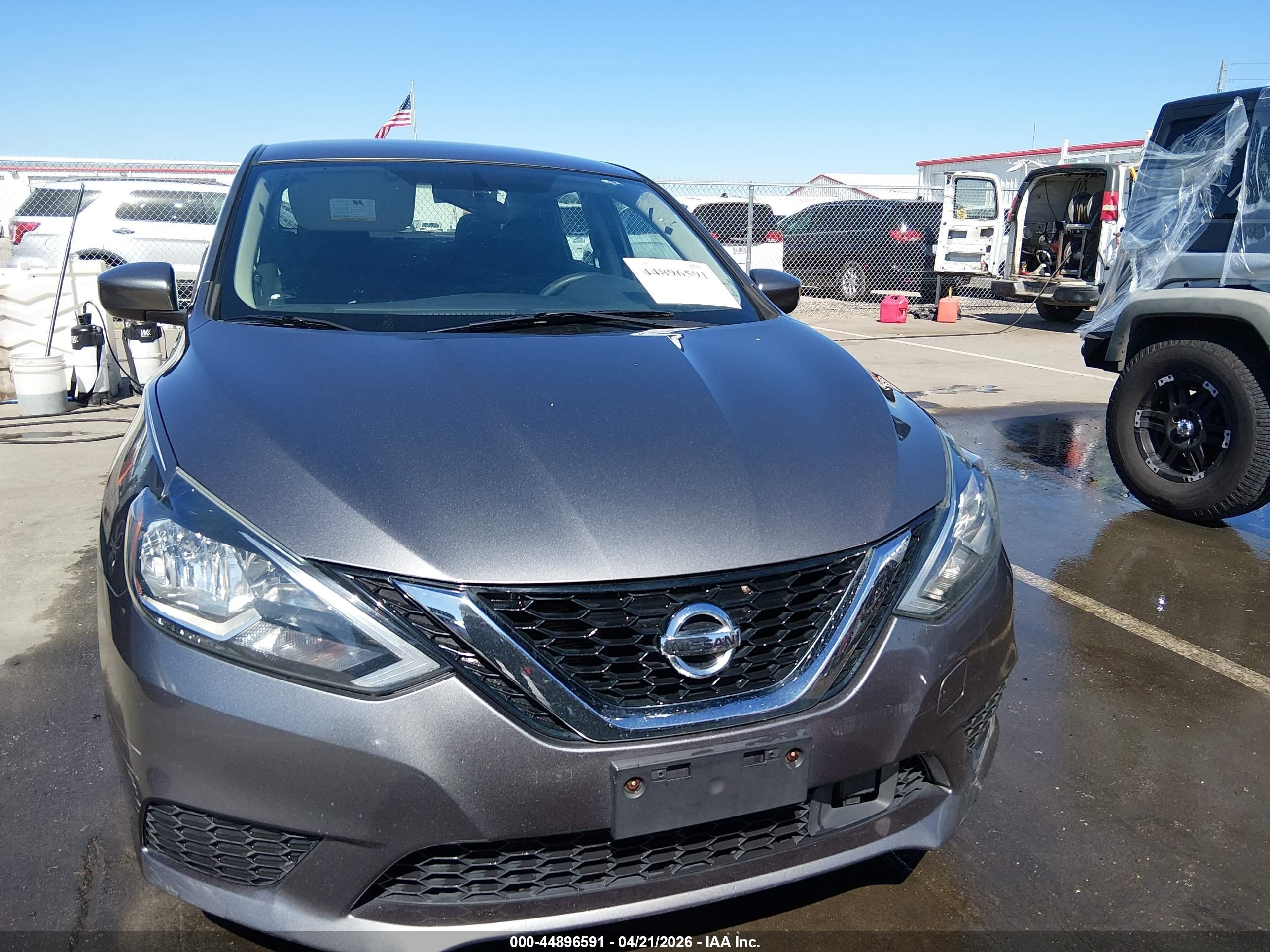 2019 Nissan Sentra S Gray vin: 3N1AB7AP8KY347784