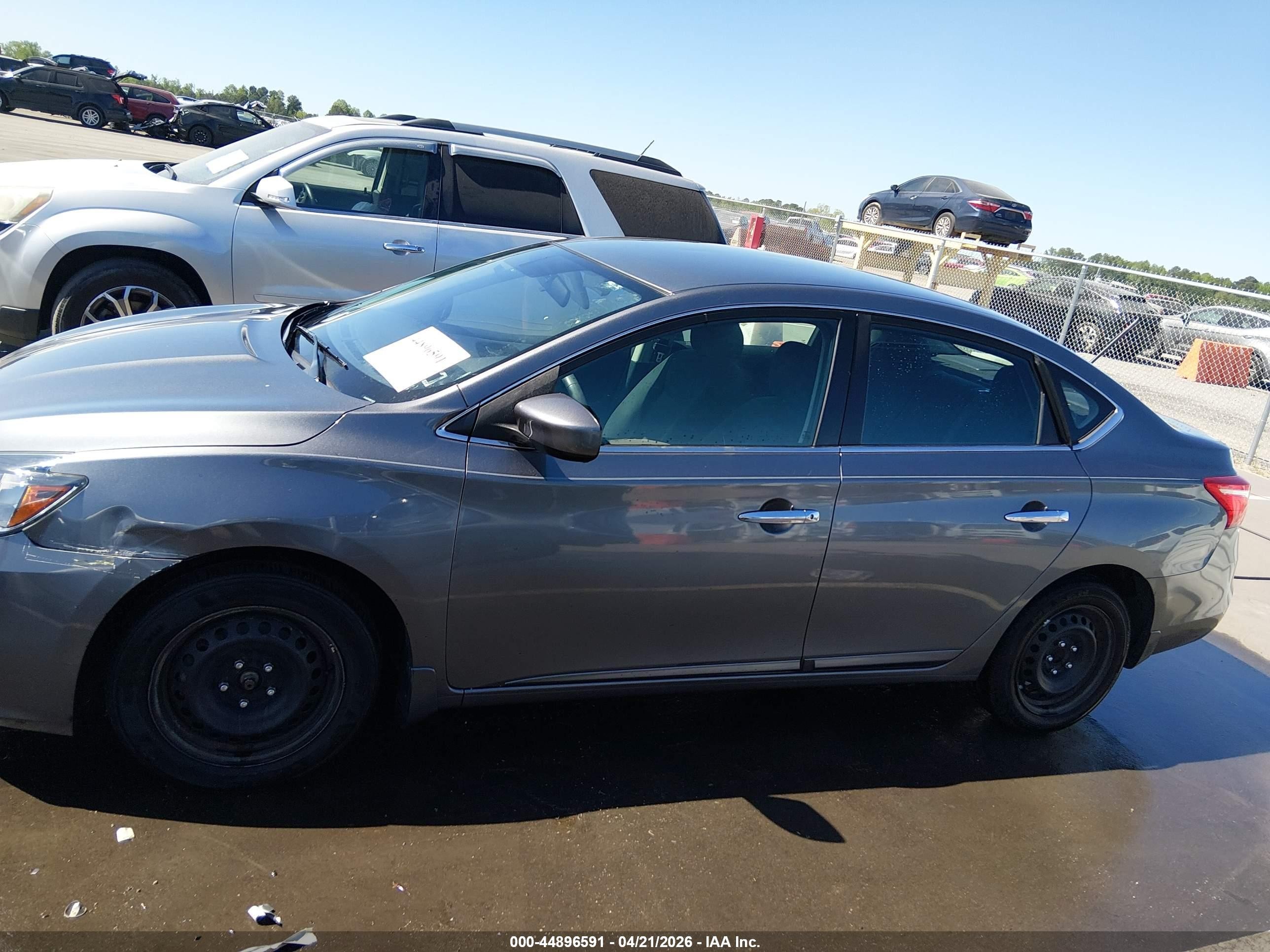 2019 Nissan Sentra S Gray vin: 3N1AB7AP8KY347784