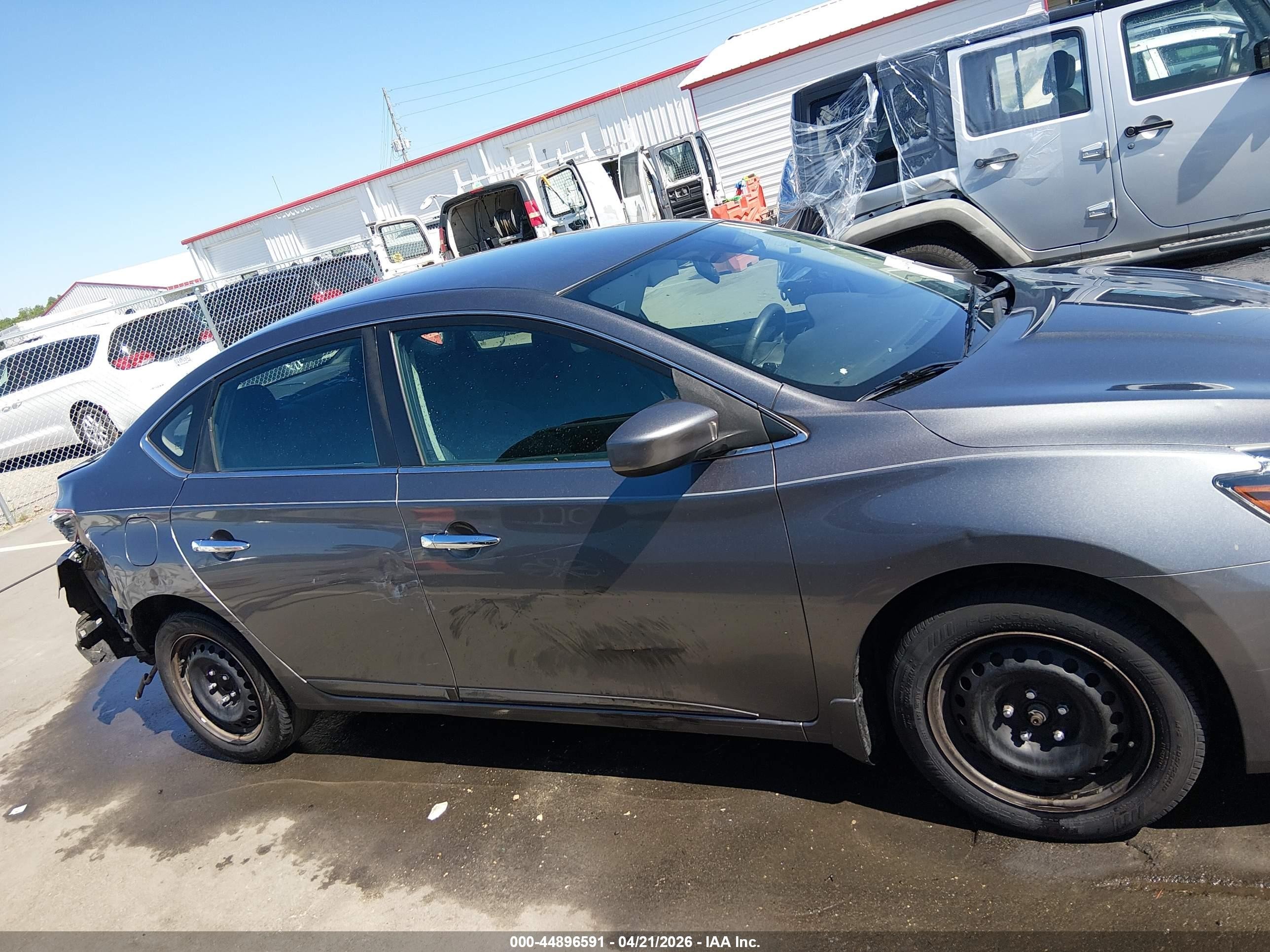 2019 Nissan Sentra S Gray vin: 3N1AB7AP8KY347784