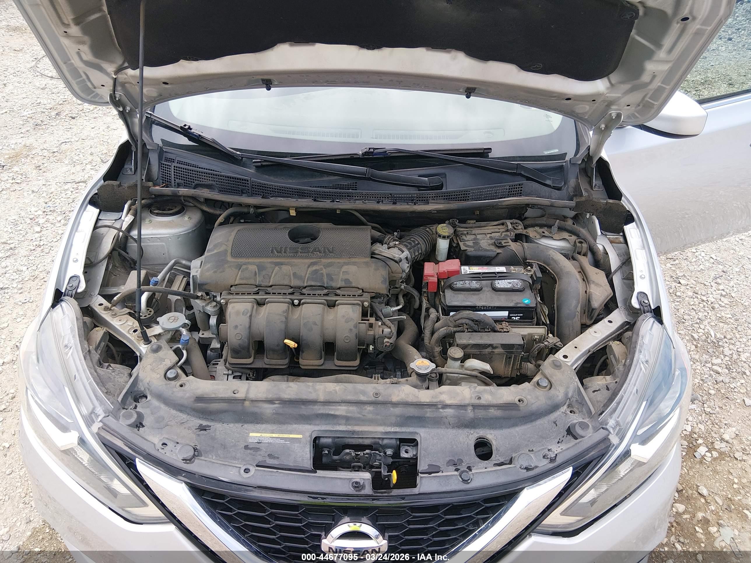 2019 Nissan Sentra Sv Silver vin: 3N1AB7AP8KY392966