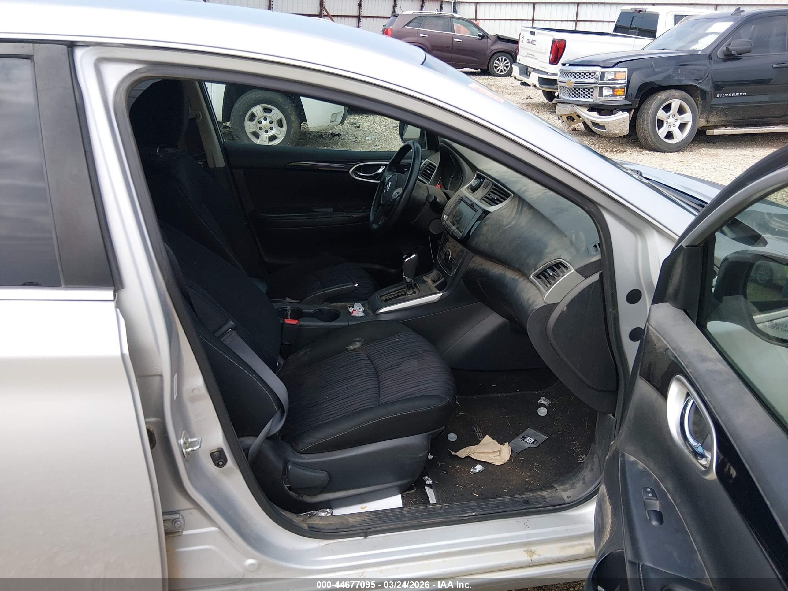 2019 Nissan Sentra Sv Silver vin: 3N1AB7AP8KY392966