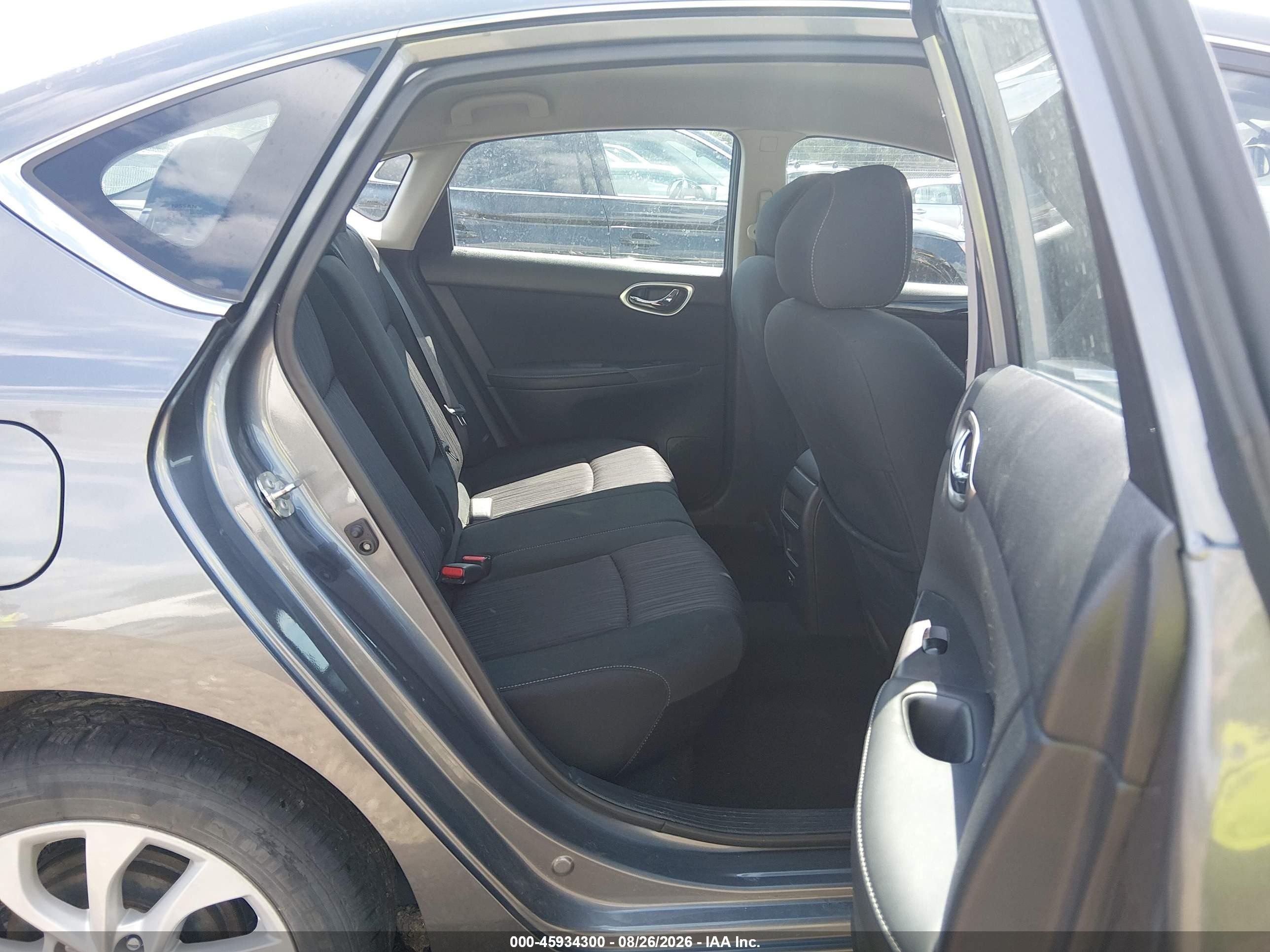 2019 Nissan Sentra Sv Серый vin: 3N1AB7AP8KY397584