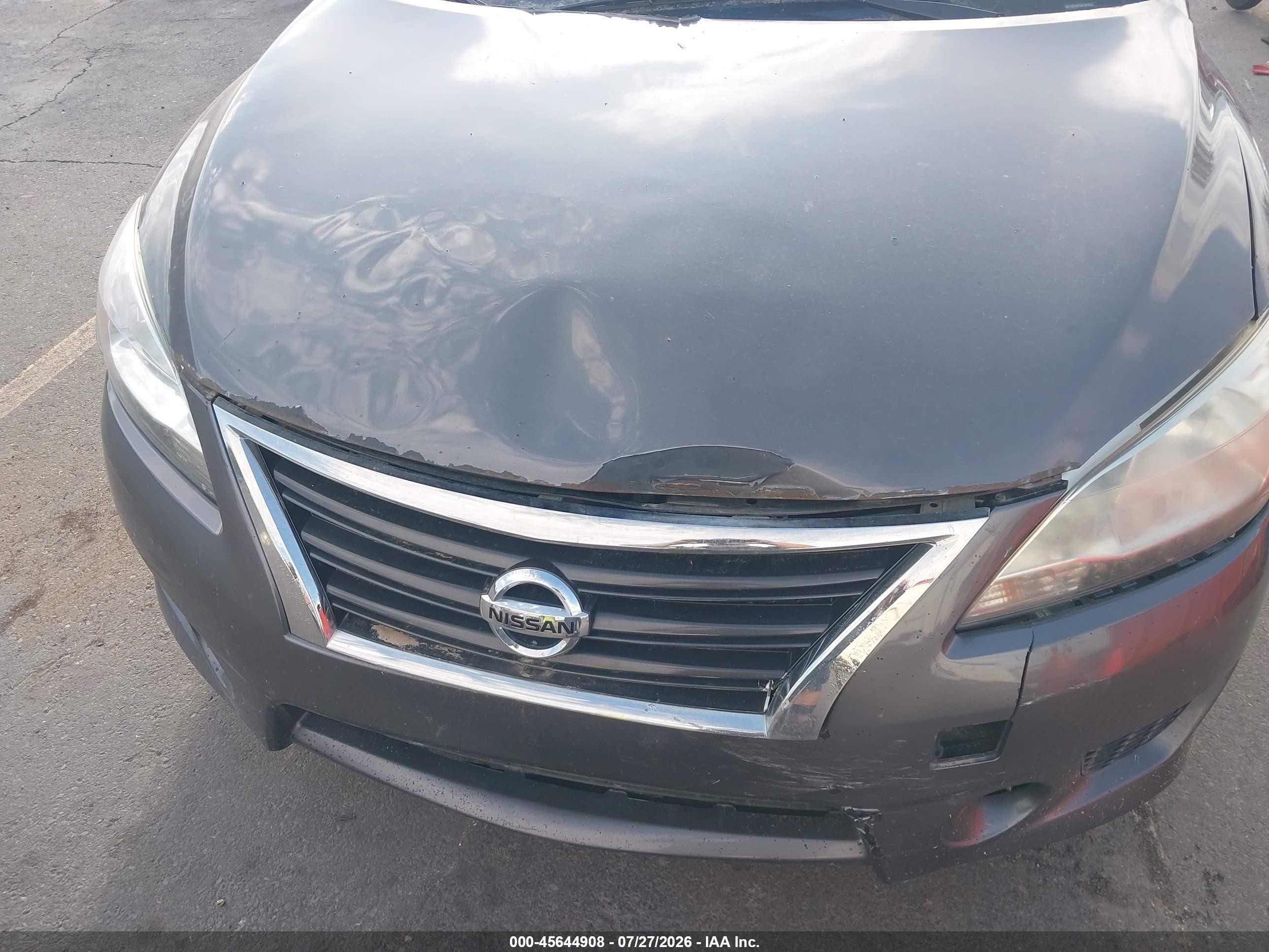 2013 Nissan Sentra Sr Gray vin: 3N1AB7AP9DL563532