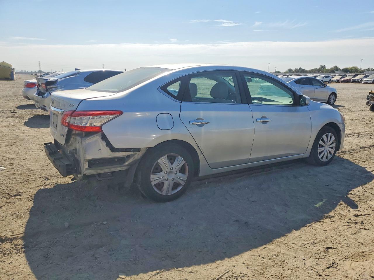 2013 Nissan Sentra S Серебряный vin: 3N1AB7AP9DL611658