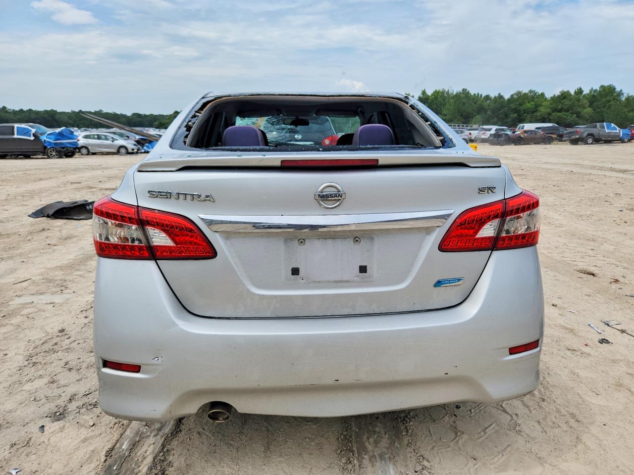 2013 Nissan Sentra S Silver vin: 3N1AB7AP9DL620649